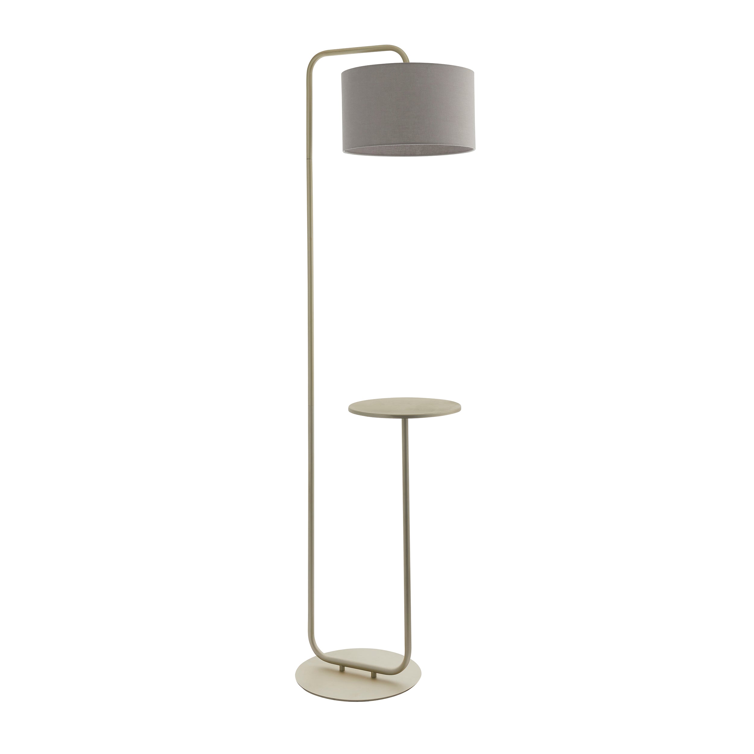 Landis Champagne Floor Lamp with Table