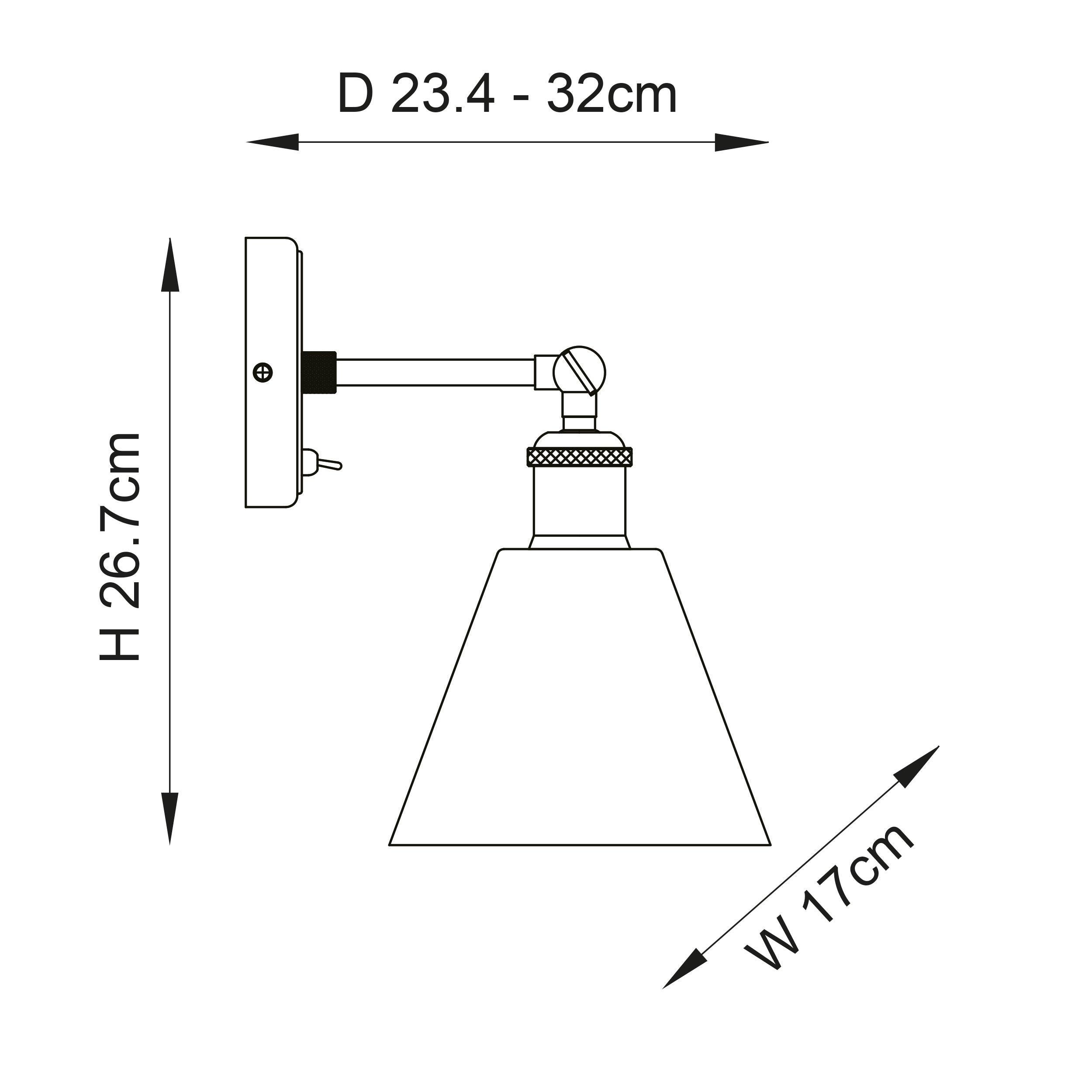 hal pewter wall light 1 by Endon Lighting Living Room  Unlit Shot