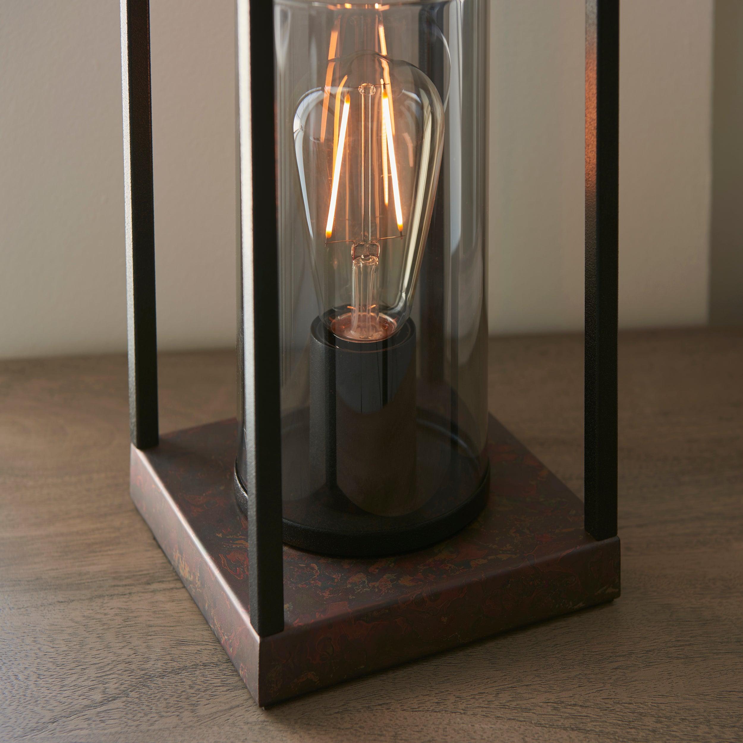 Caleb Black Modern Table Lamp