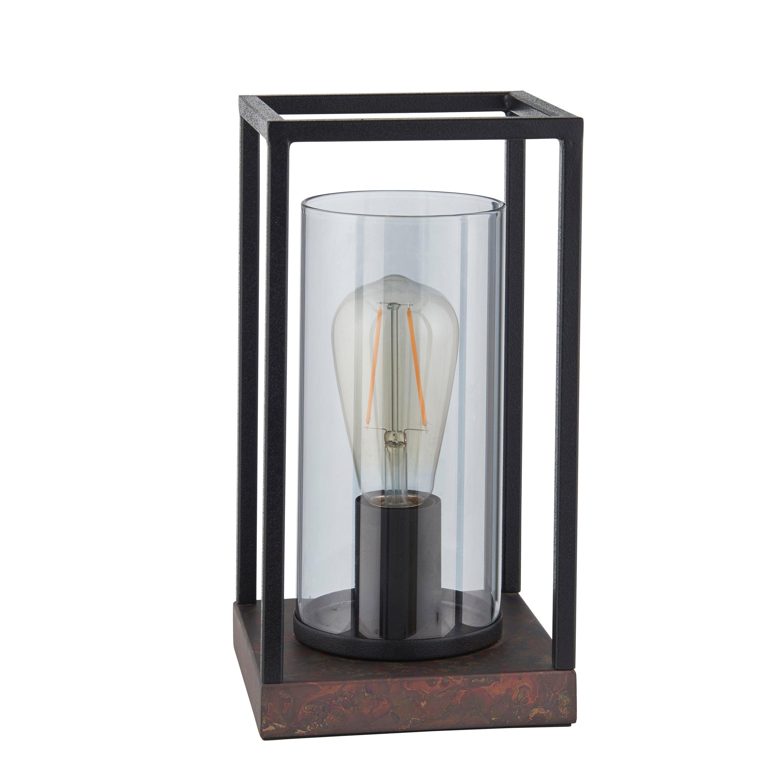 Caleb Black Modern Table Lamp