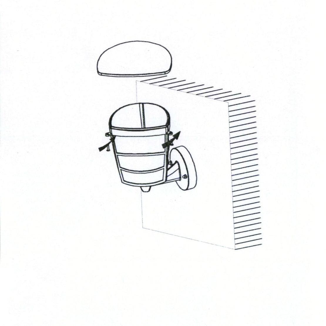 eglo aloria black ip44 upright lantern outdoor wall light kitchen lighting 