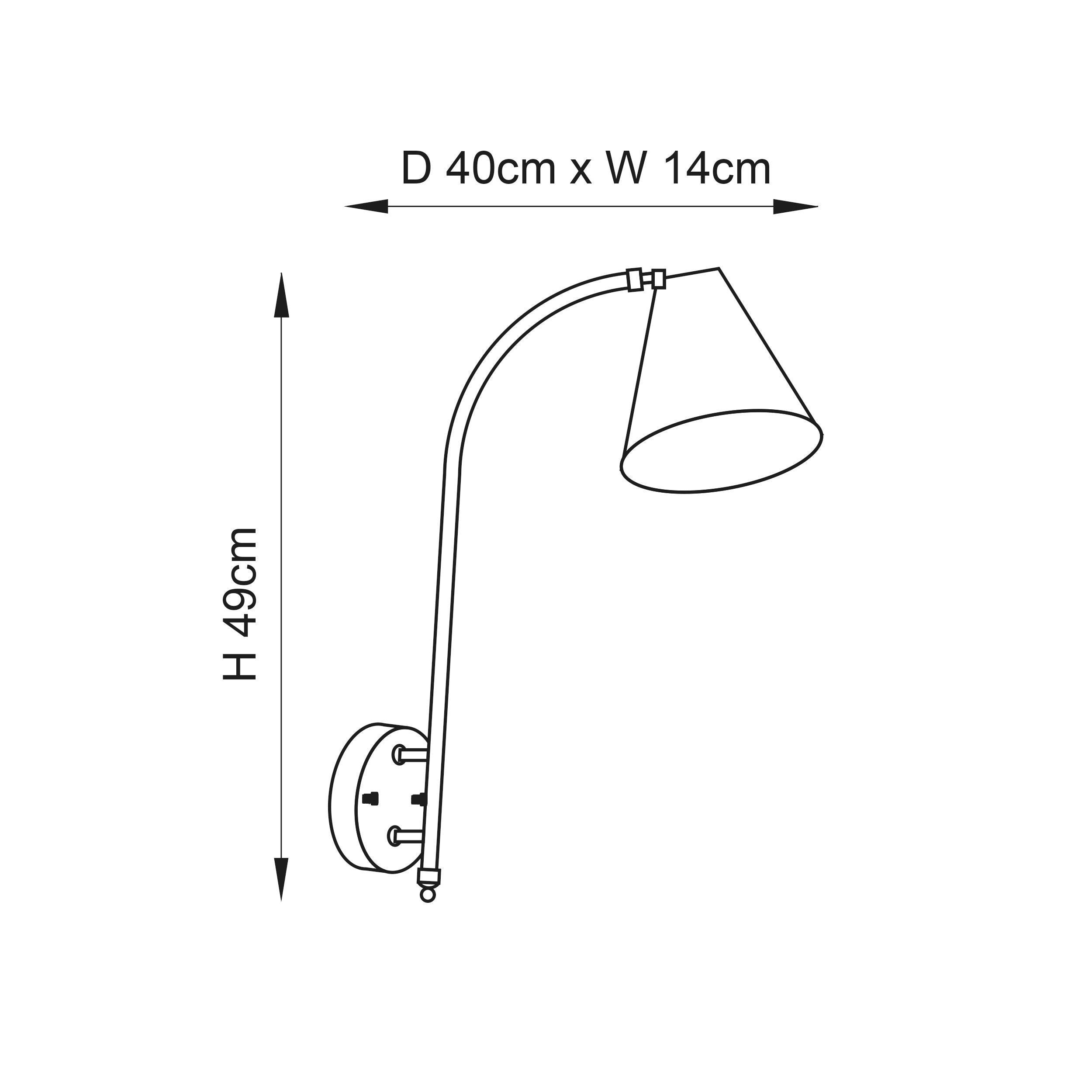 radha brass wall light 1 by Endon Lighting Kitchen Lights CLose Up