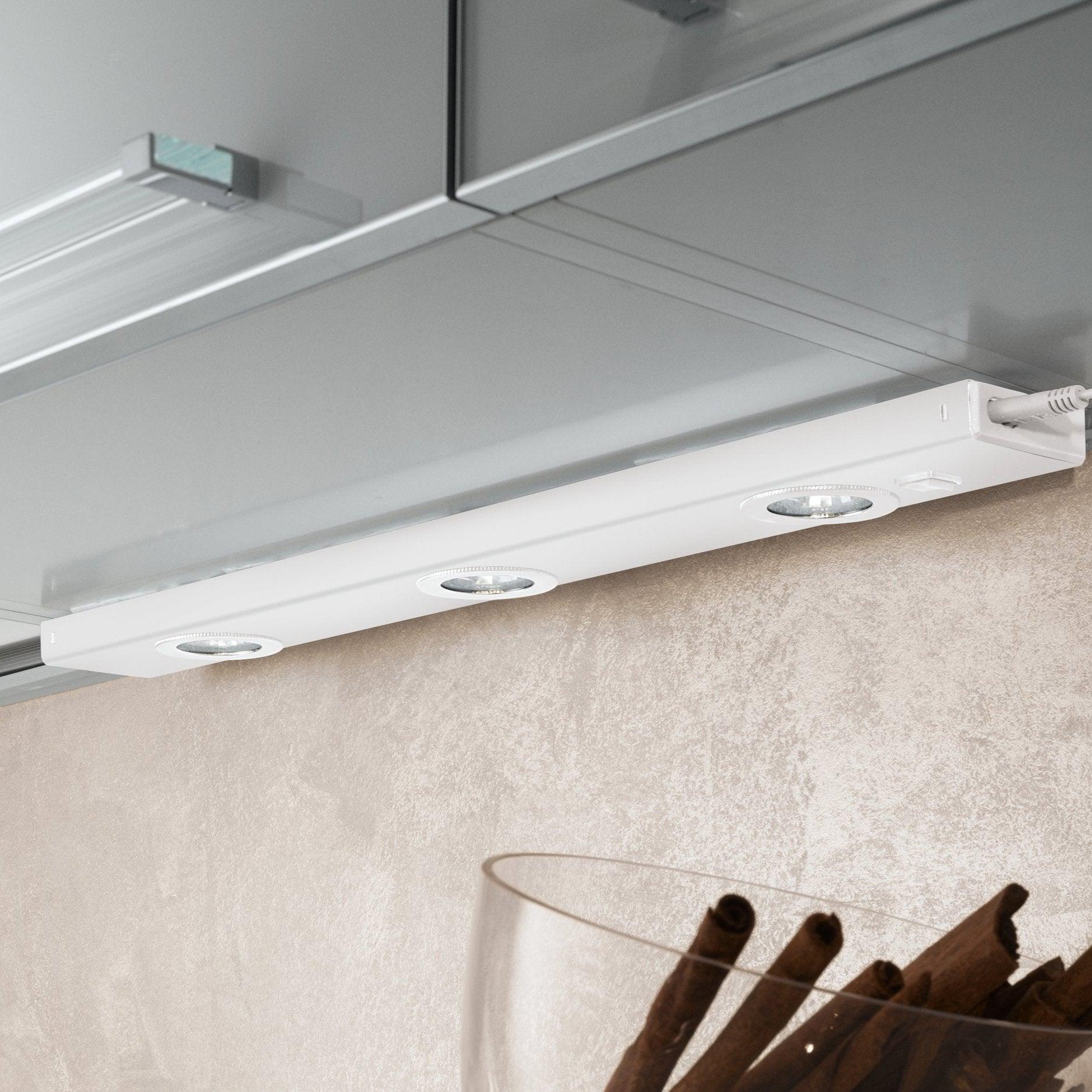 eglo kob led 60cm white under cabinet light