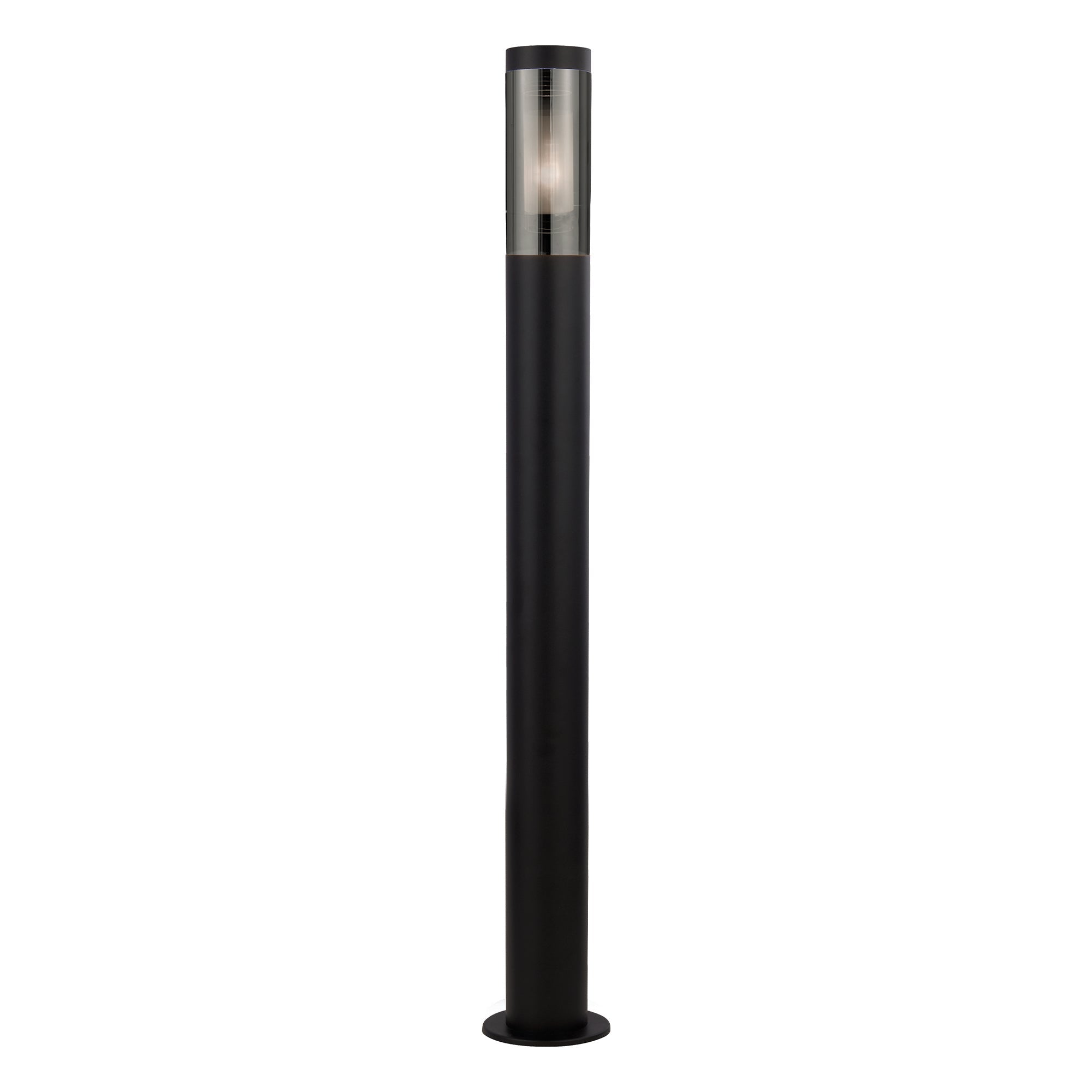 Searchlight Batton Black Outdoor Bollard 90cm-WAREHOUSE-40-250626