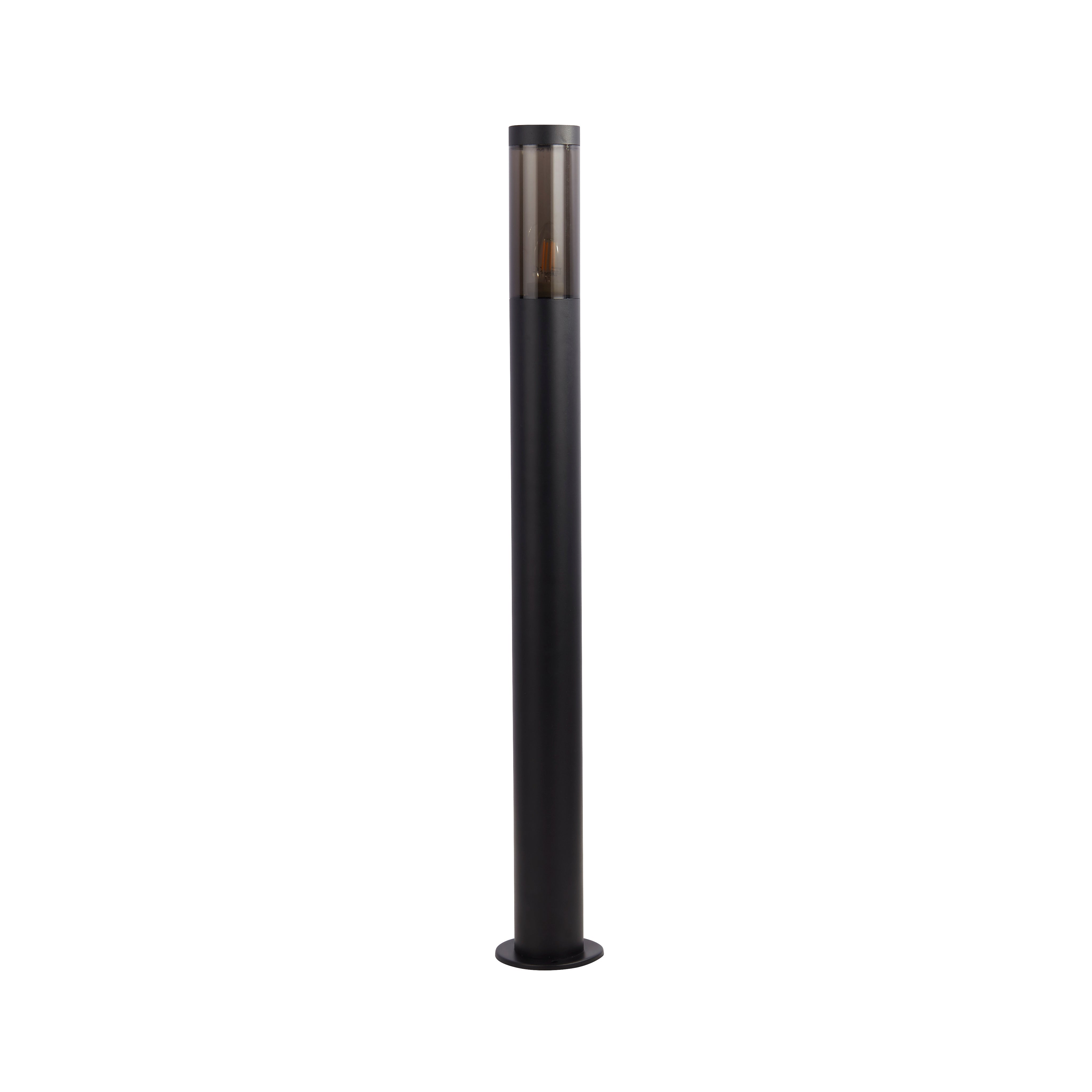 Searchlight Batton Black Outdoor Bollard 90cm-WAREHOUSE-40-250626