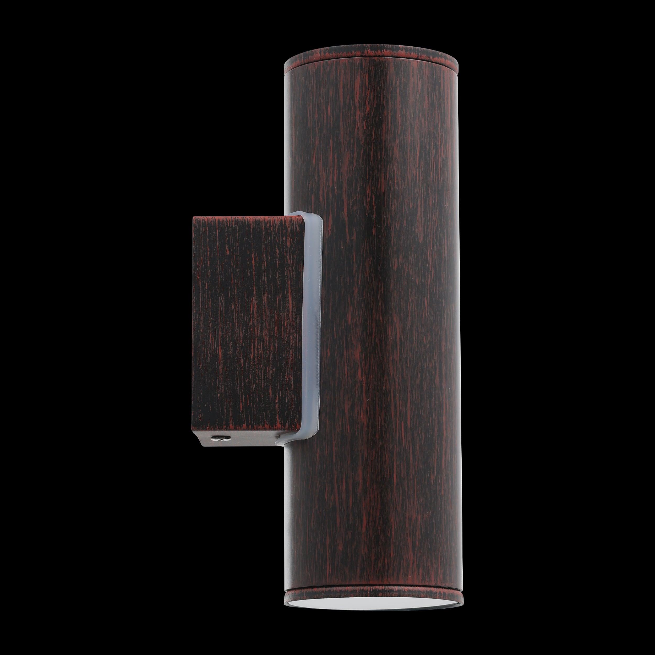 eglo riga brown ip44 up down outdoor wall light Kitchen Lighting Close Up