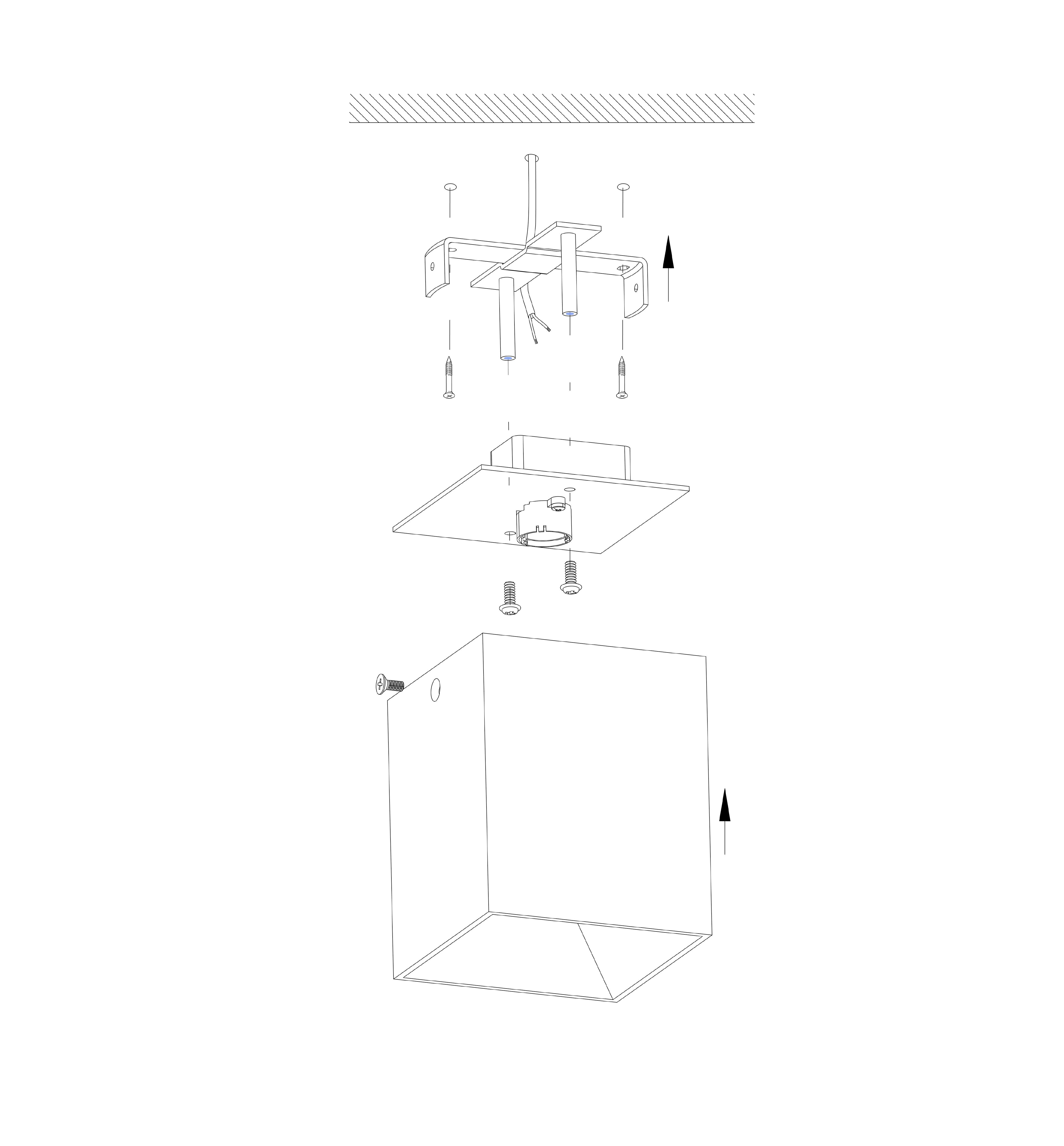 eglo polasso flush led black gold square ceiling light hallway lighting 