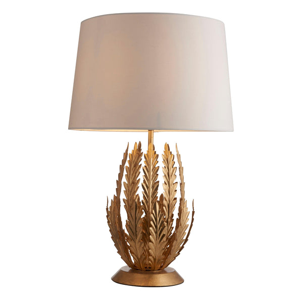 Endon Delphine 1 Light Gold Leaf Table Lamp 1