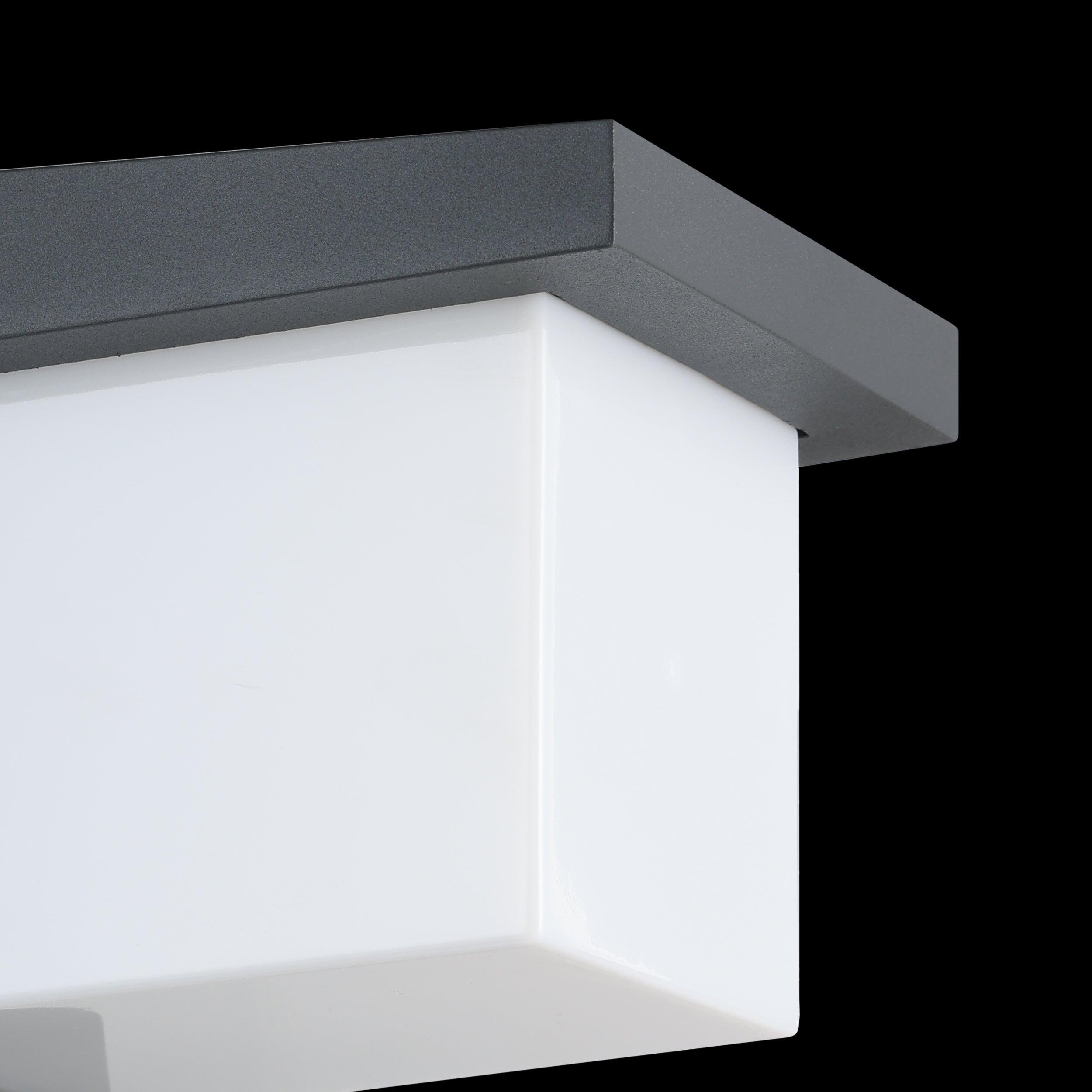 eglo desella 1 ip54 grey outdoor wall light Hallway Lighting Close up