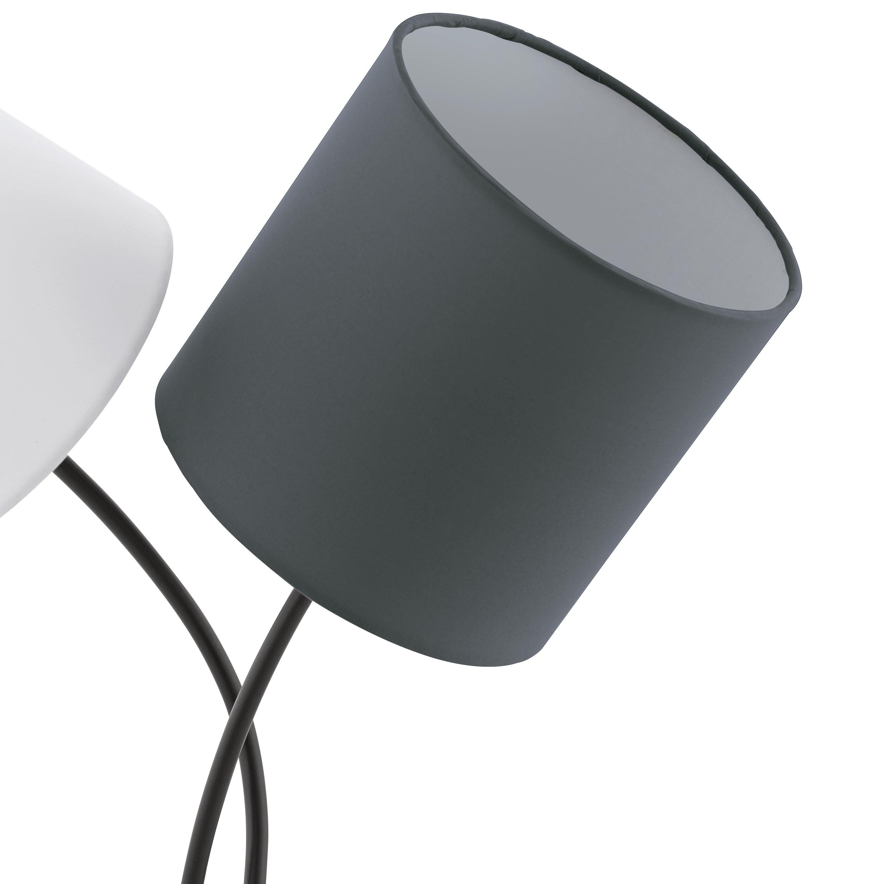 eglo almeida 2 light black table lamp Kitchen Lighting Close Up