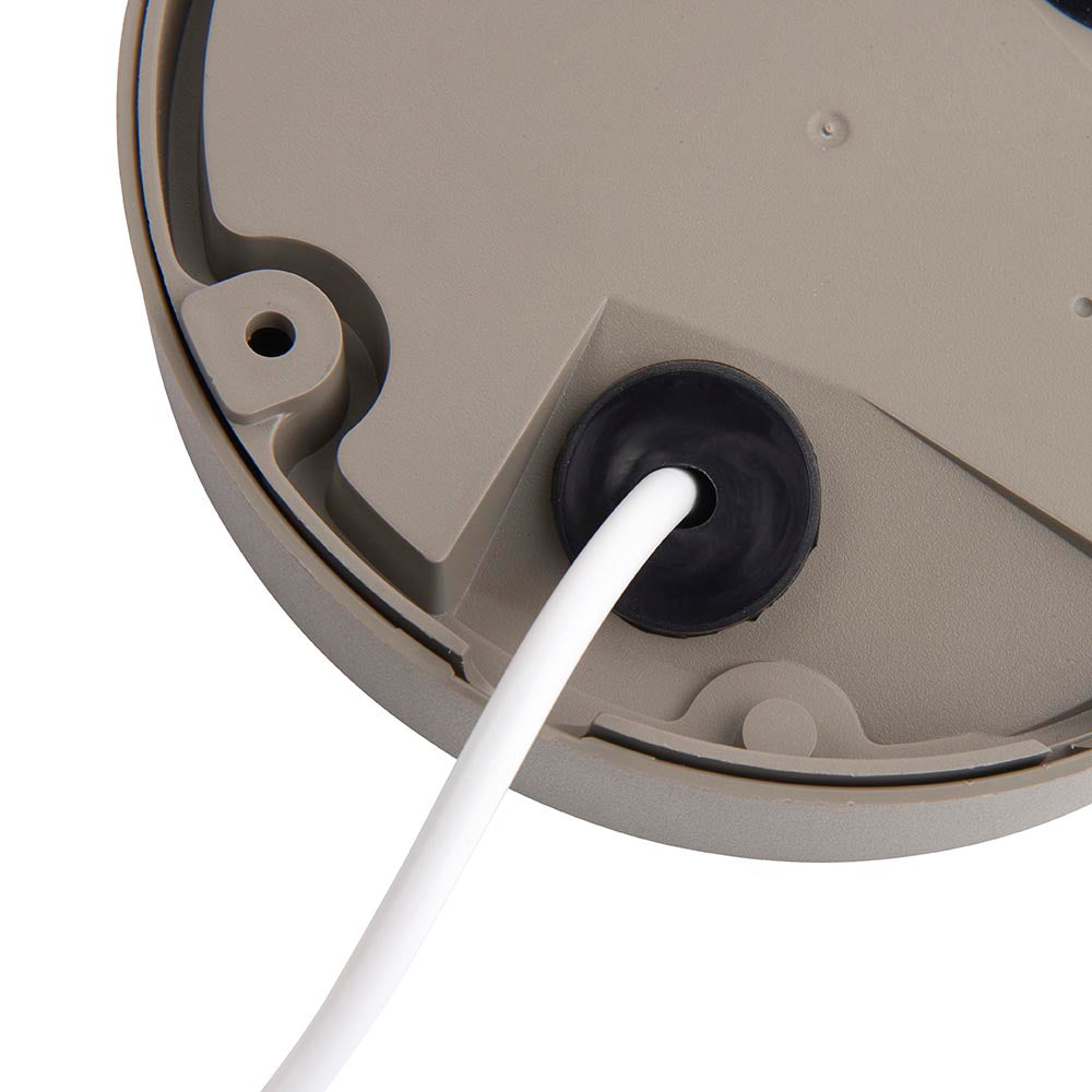 Severus Grey Round Outdoor Wall Light IP65 2.8W - CCT