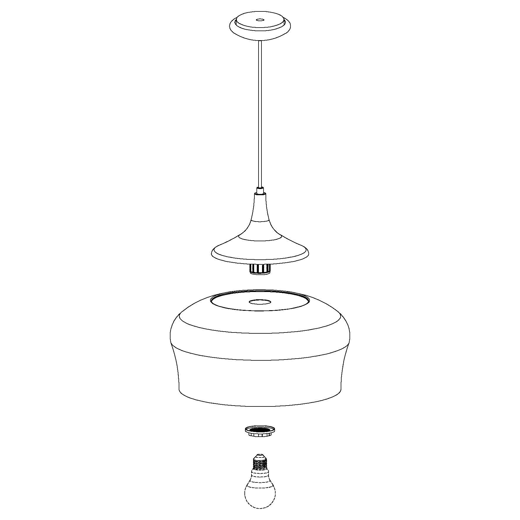 eglo obregon brown metal wood accent ceiling pendant Kitchen Lighting Close Up