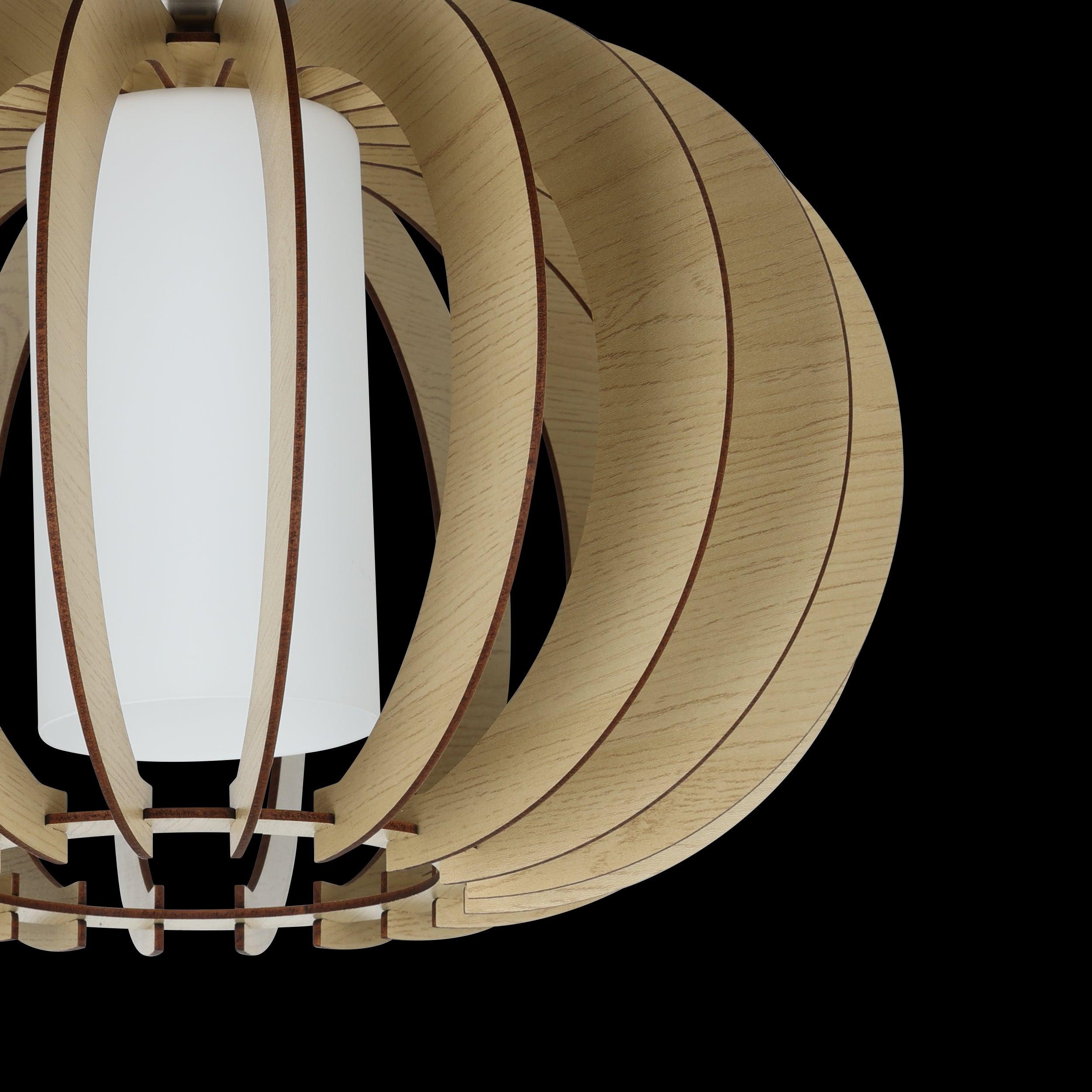 eglo stellato 1 flush white glass wood ceiling light kitchen lighting 
