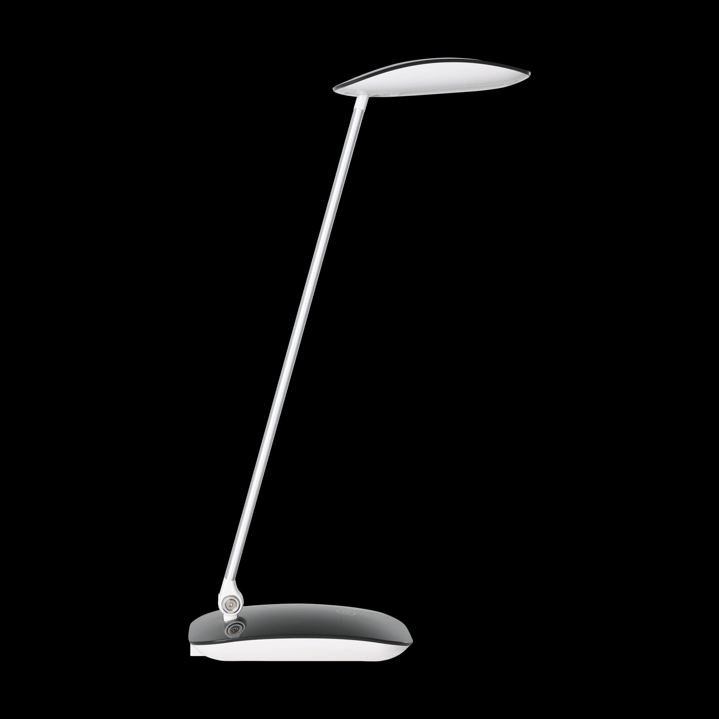 eglo cajero black led desk lamp usb port living room close up