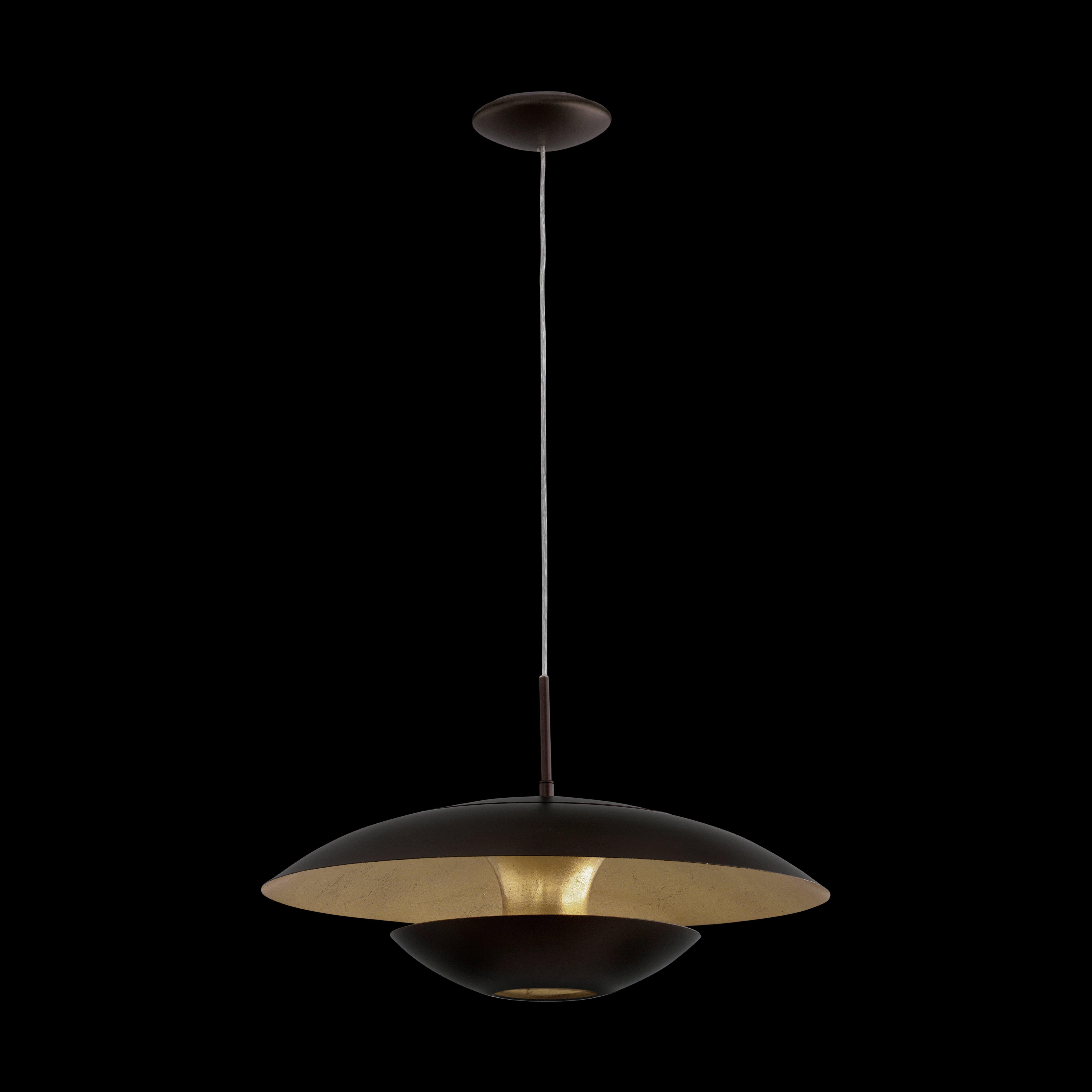 eglo nuvano black gold metal ceiling pendant kitchen lighting 