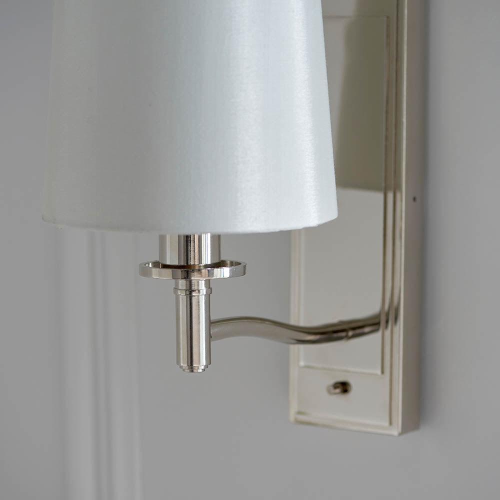 Endon Ortona Nickel Finish Wall Light-OPEN-BOX