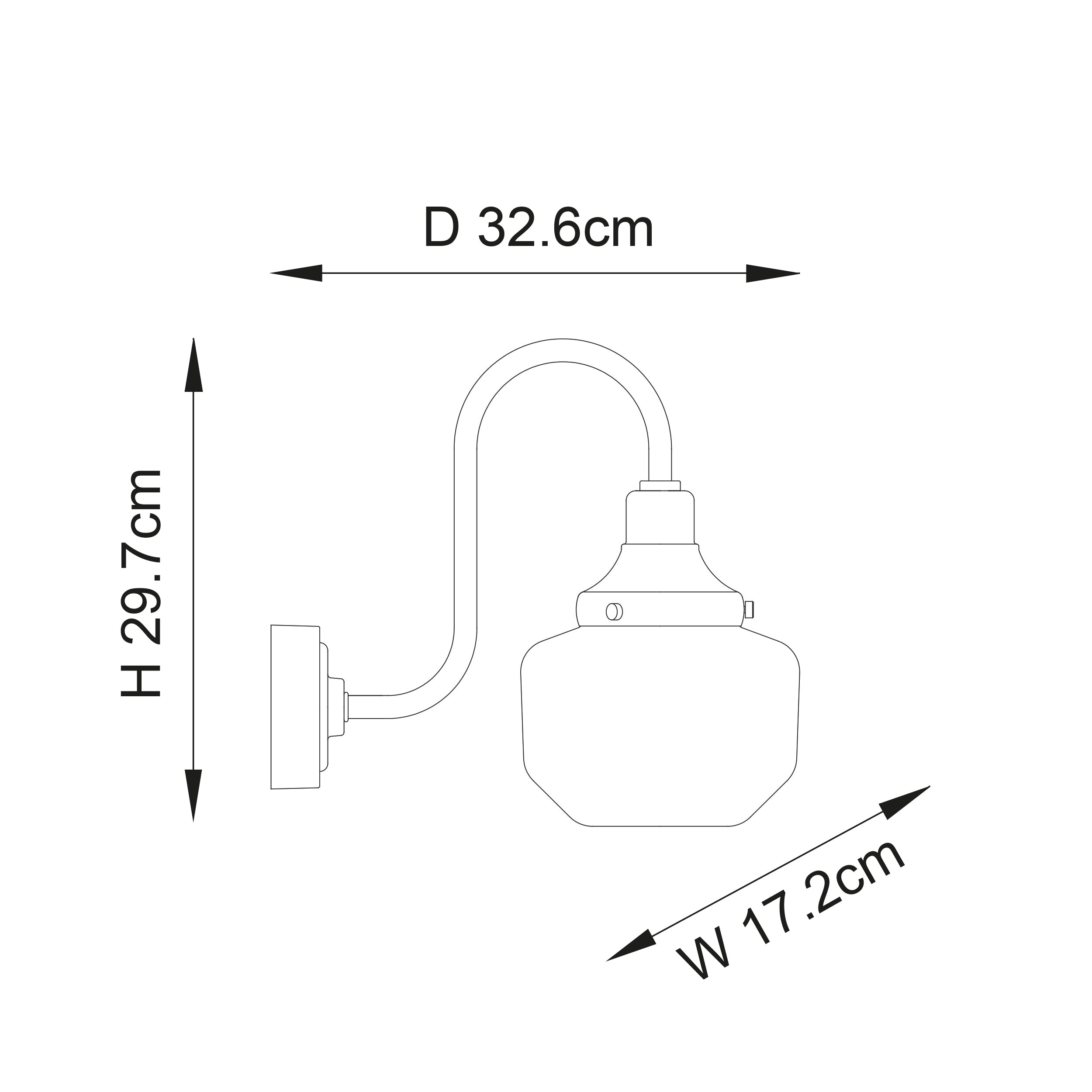 Schoolhouse Pewter Outdoor Wall Light - IP44