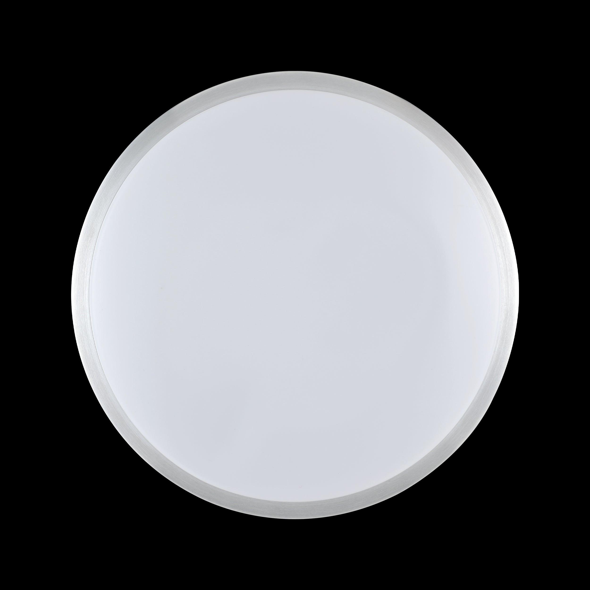 eglo competa 1 nickel flush round led ceiling light 24 5cm kitchen lighting 