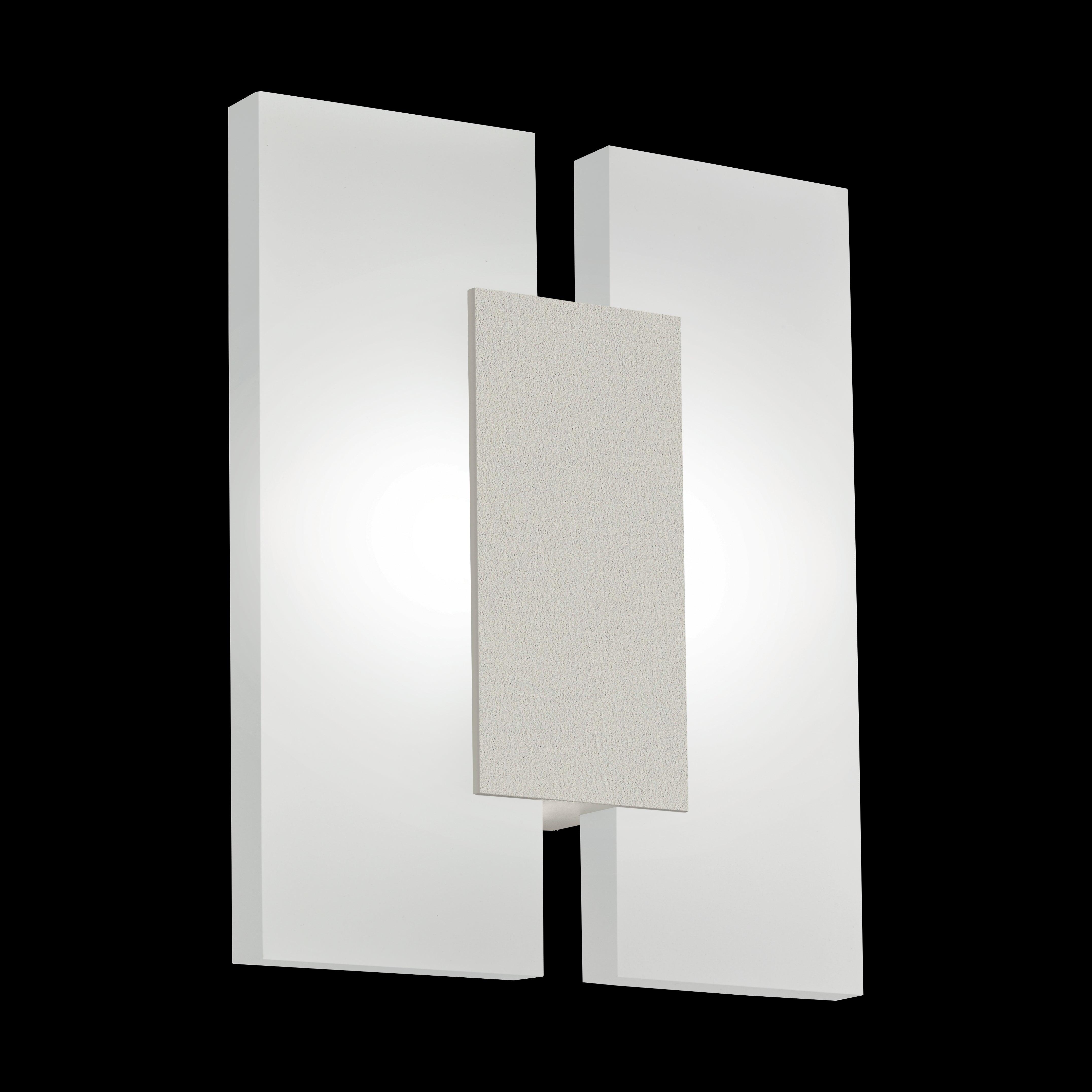 eglo metrass 2 led nickel flush wall light living room image