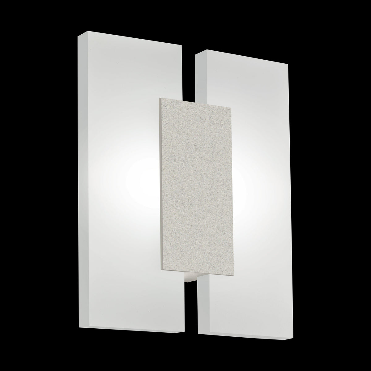 Eglo Metrass 2 LED Nickel Flush Wall Light-warehouse-091026