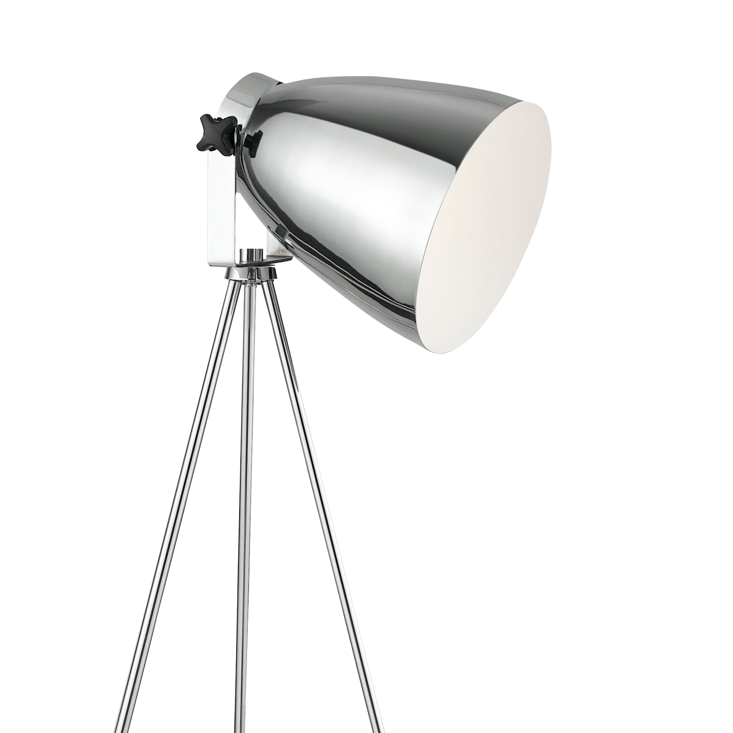 Searchlight Study Chrome Floor Lamp