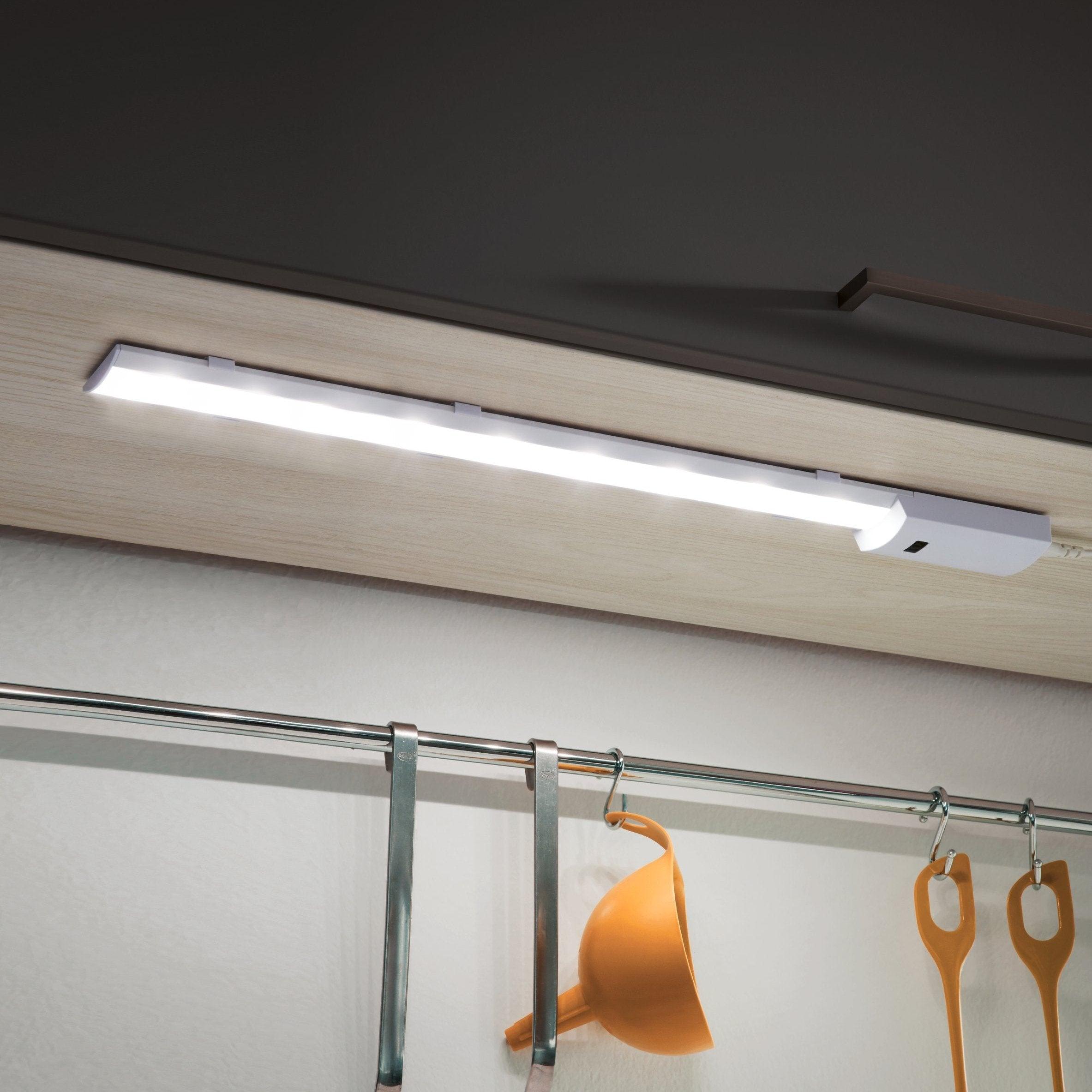 eglo teya led 60cm silver under cabinet light