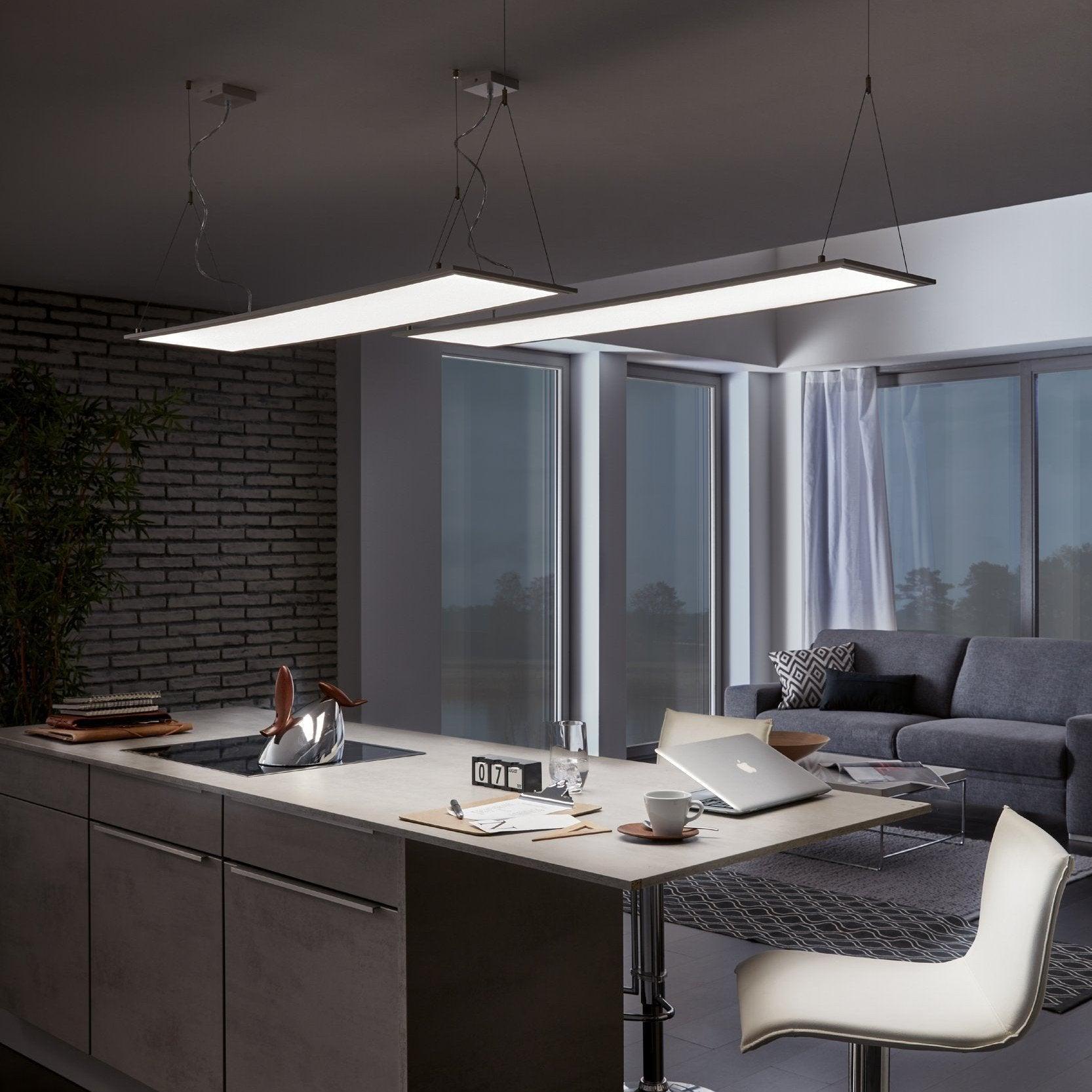 eglo salobrena 1 led white rectangular panel light