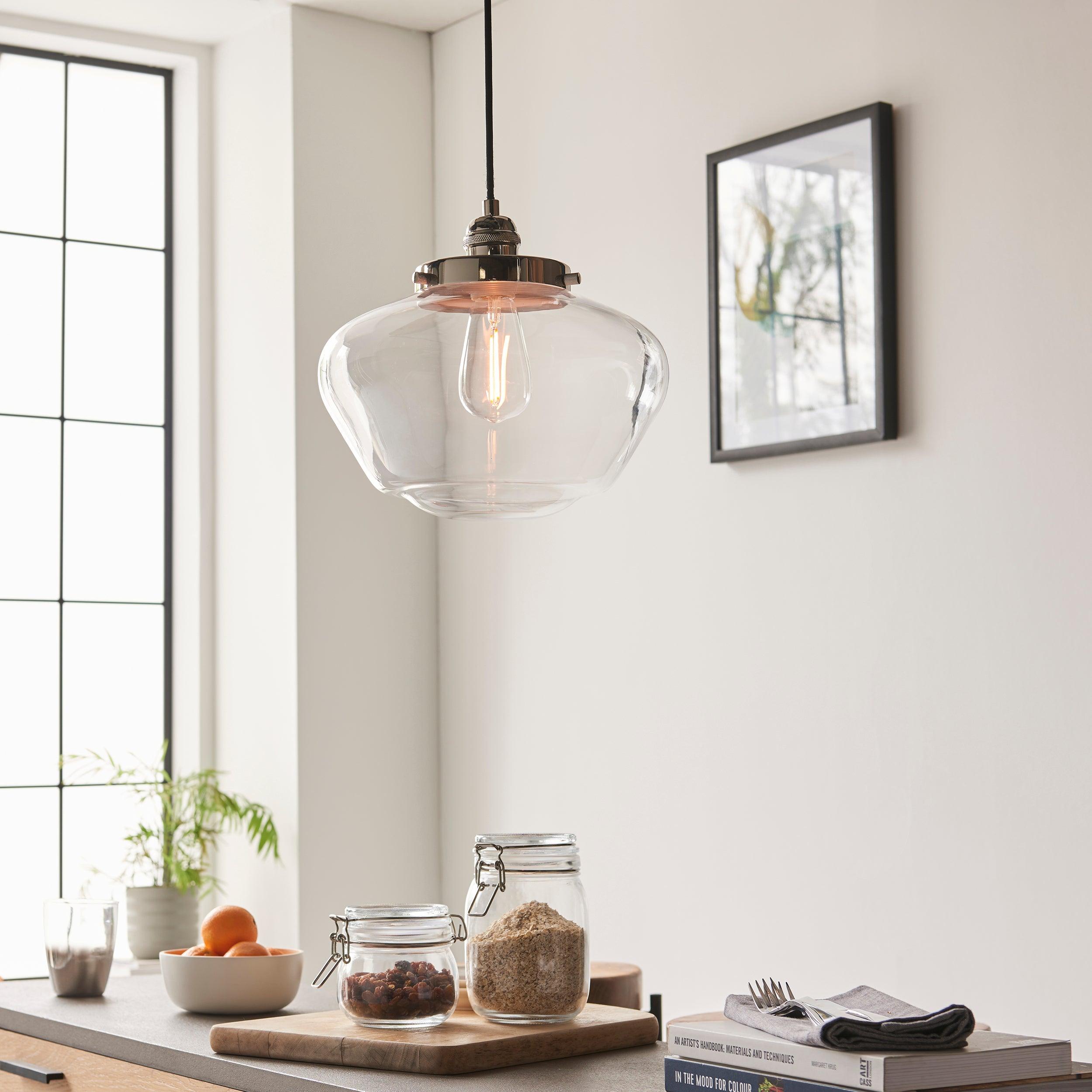 Camberley Nickel Pendant Light-OPEN-BOX