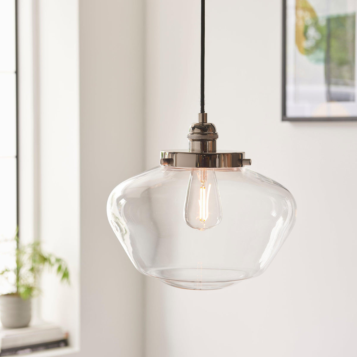 Camberley Nickel Pendant Light-OB-180926