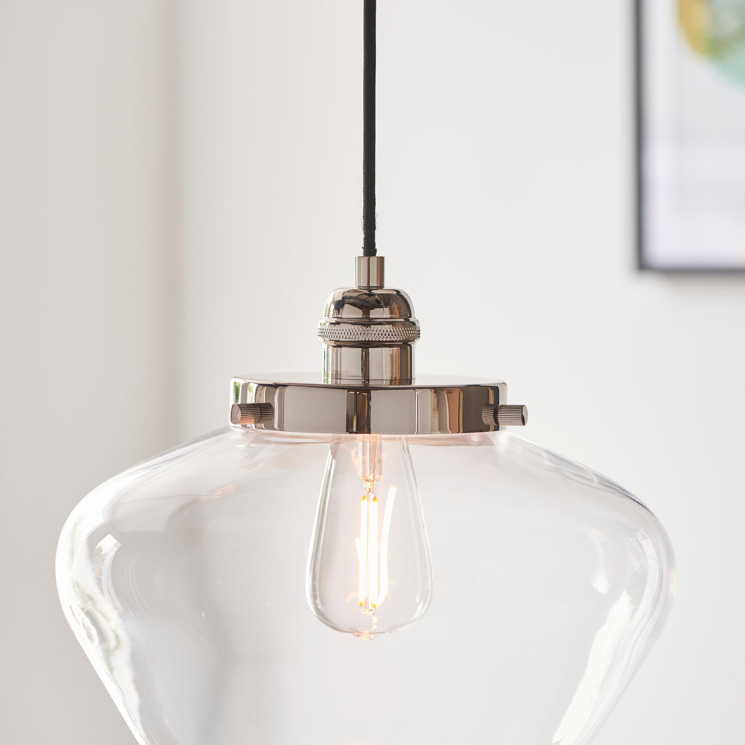 Camberley Nickel Pendant Light