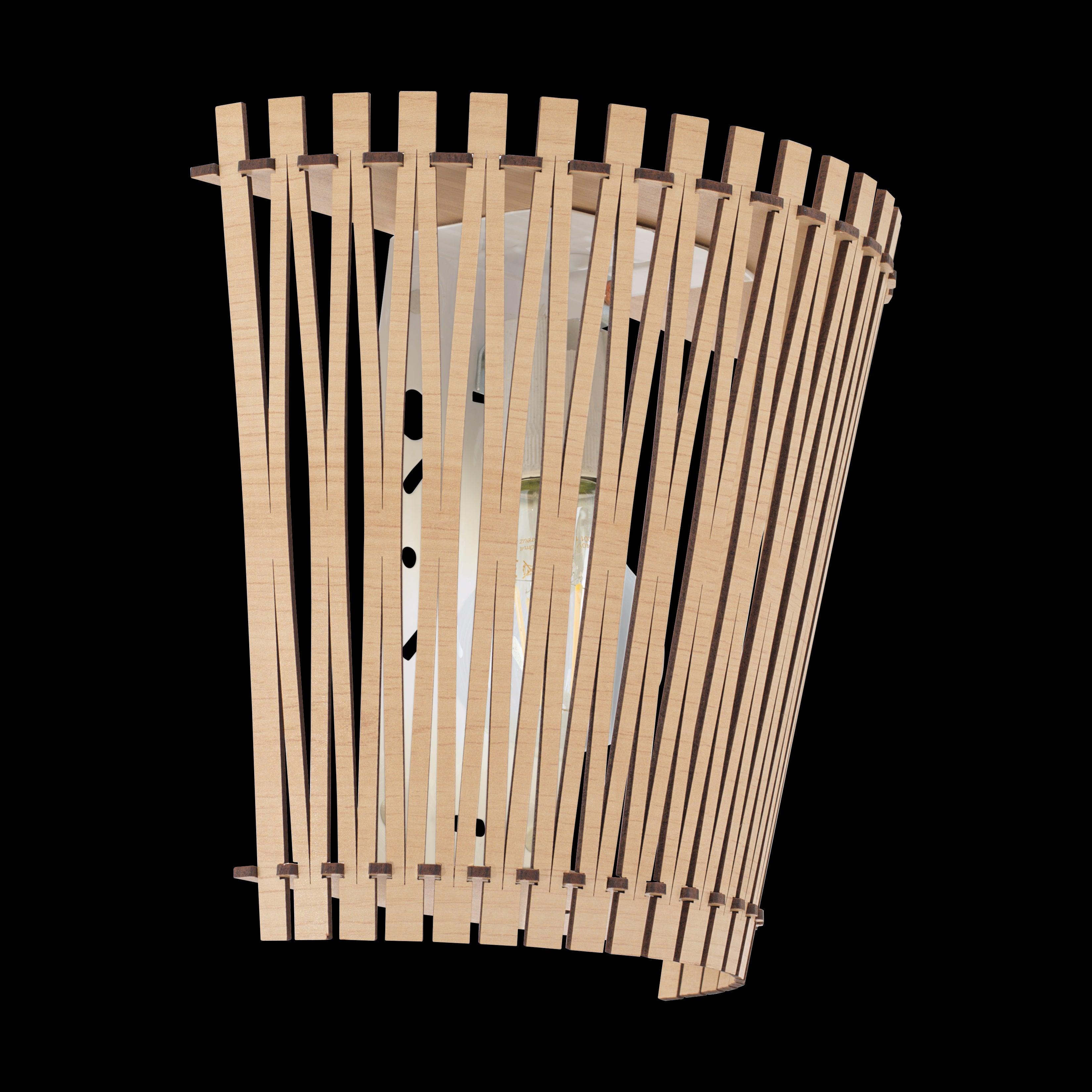 eglo sendero curved maple wood wall light living room image