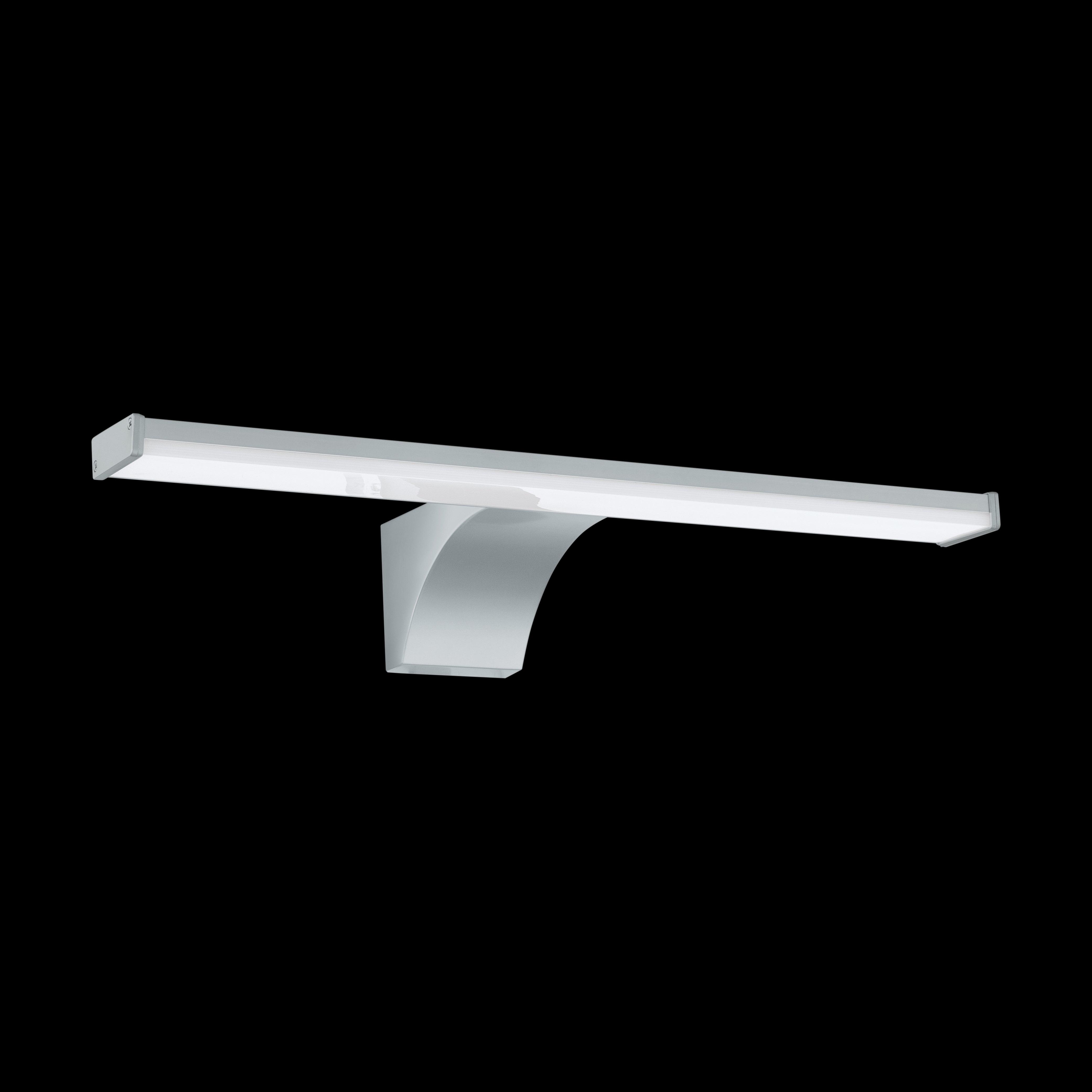 eglo pandella 2 silver ip44 sensor bathroom wall mirror light living room image