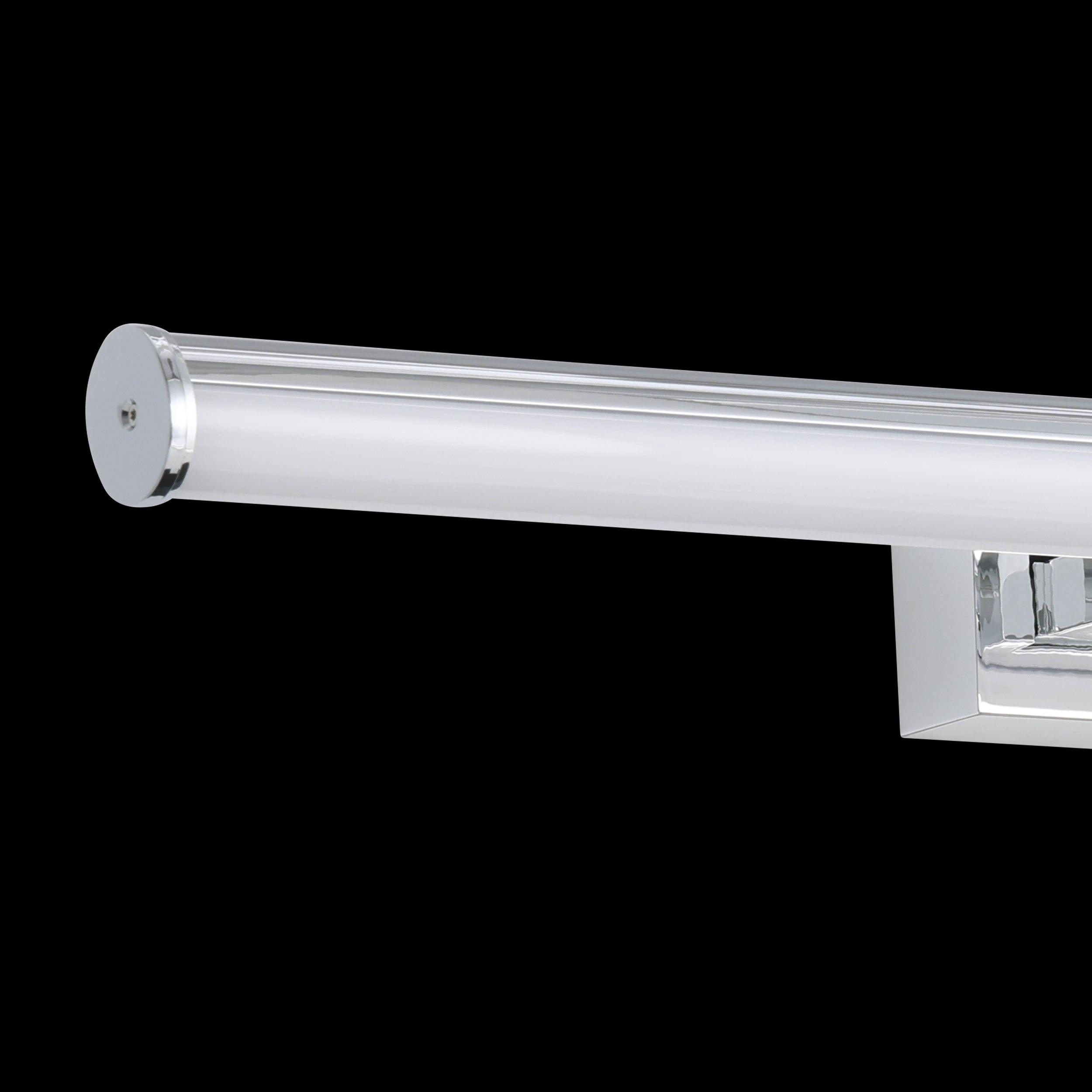 eglo vadumi ip44 chrome led bathroom wall light 60cm kitchen lighting 