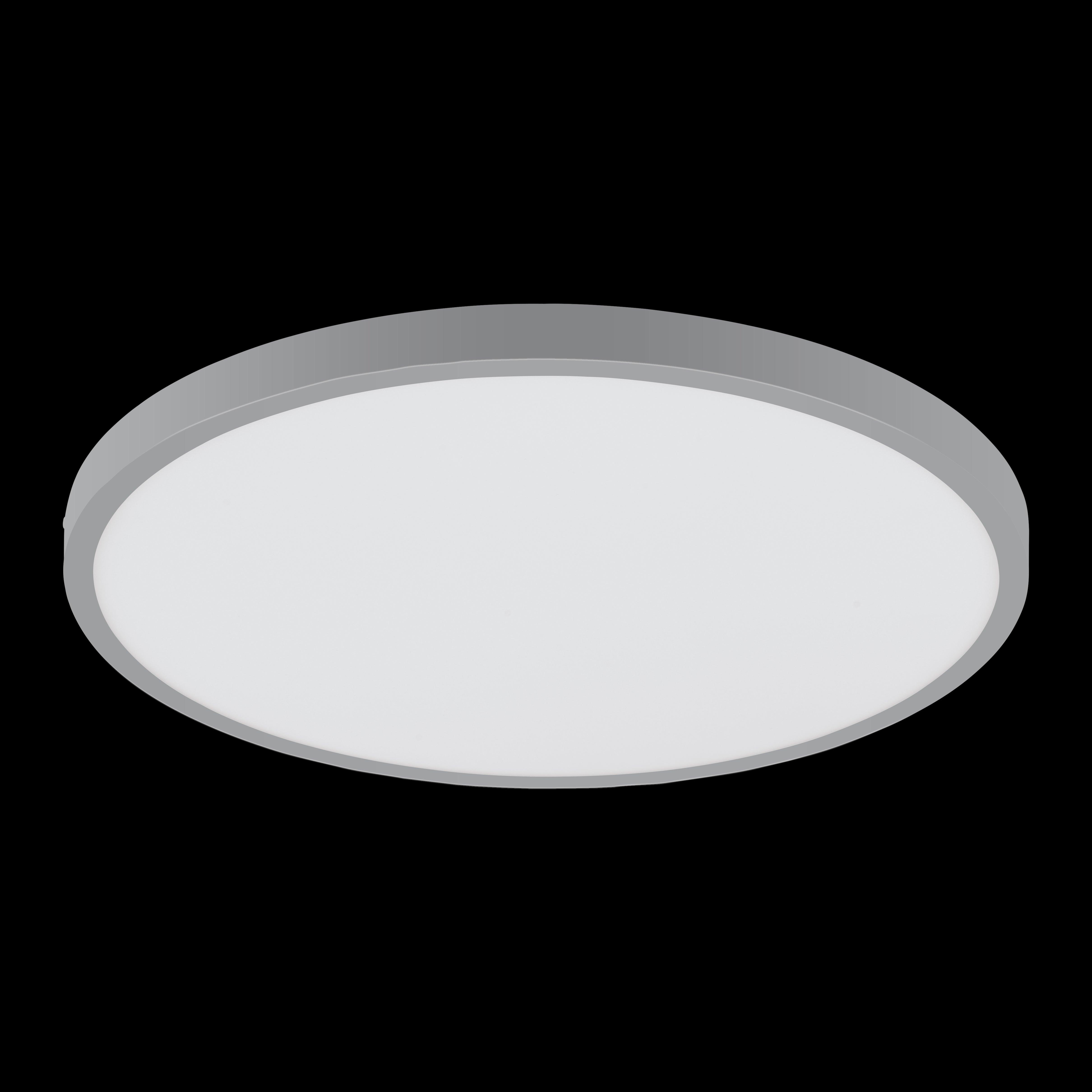 eglo fueva 1 led round silver flush ceiling light living room image