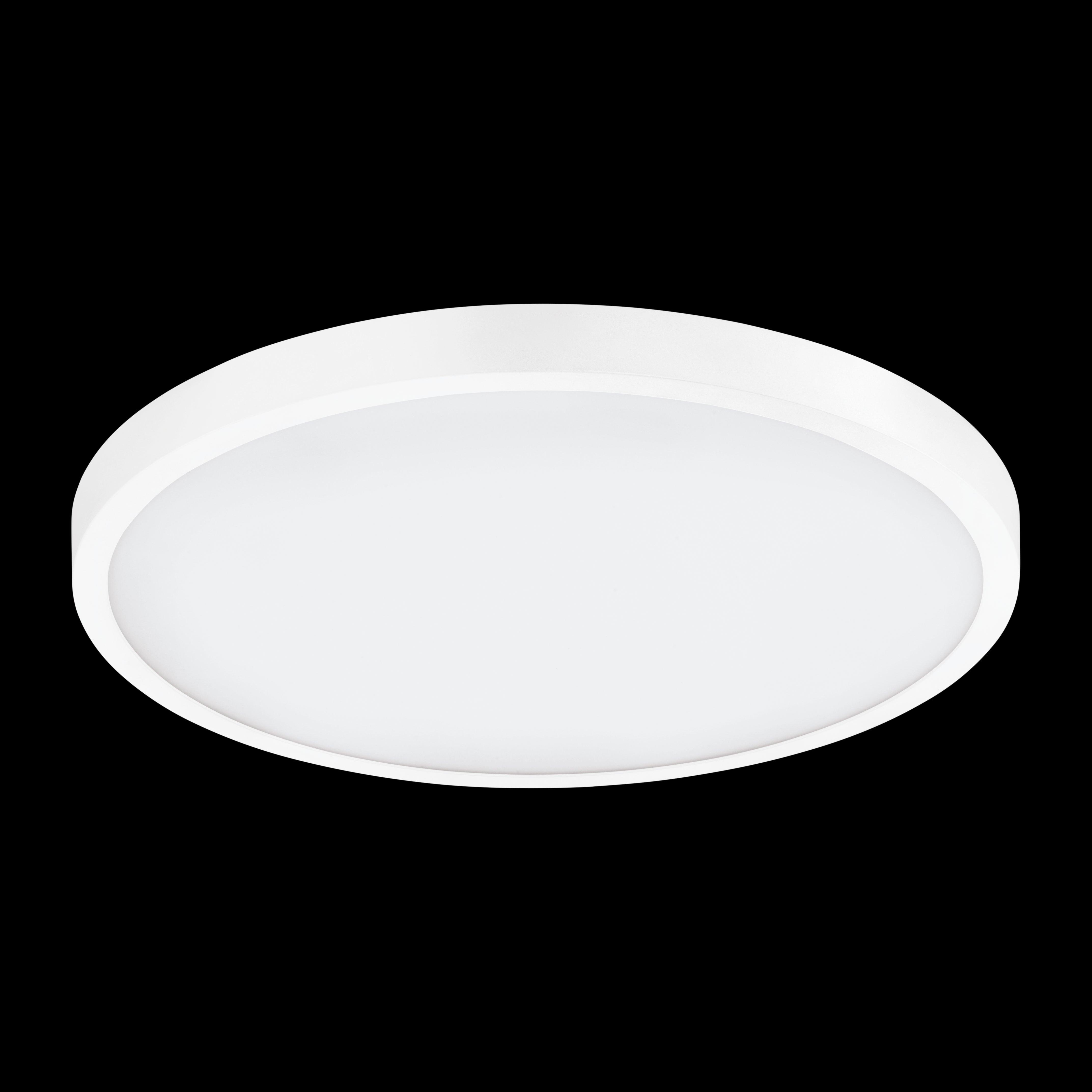 eglo fueva 1 led white flush ceiling light 40cm living room image