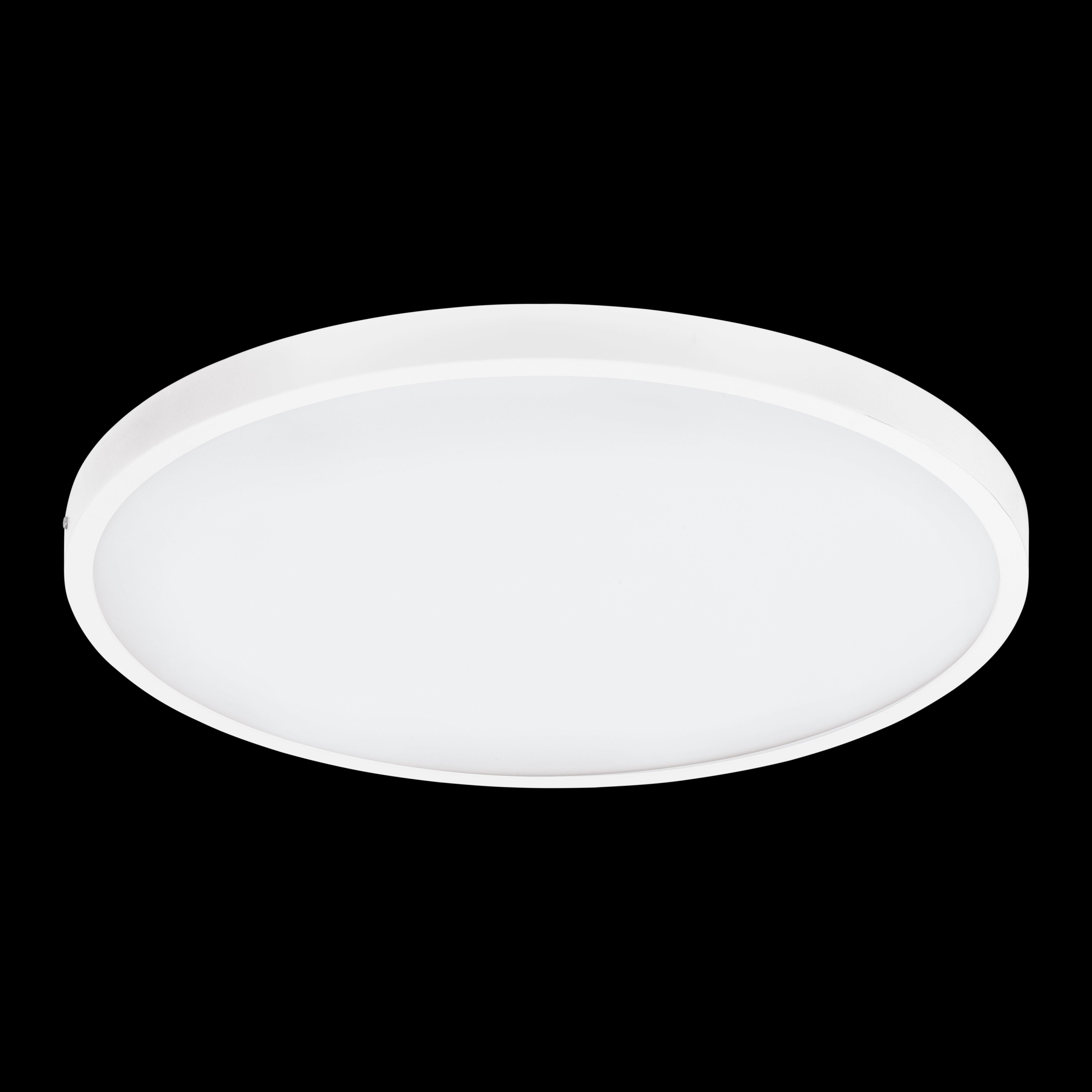 eglo fueva 1 led white flush ceiling light 50cm living room image