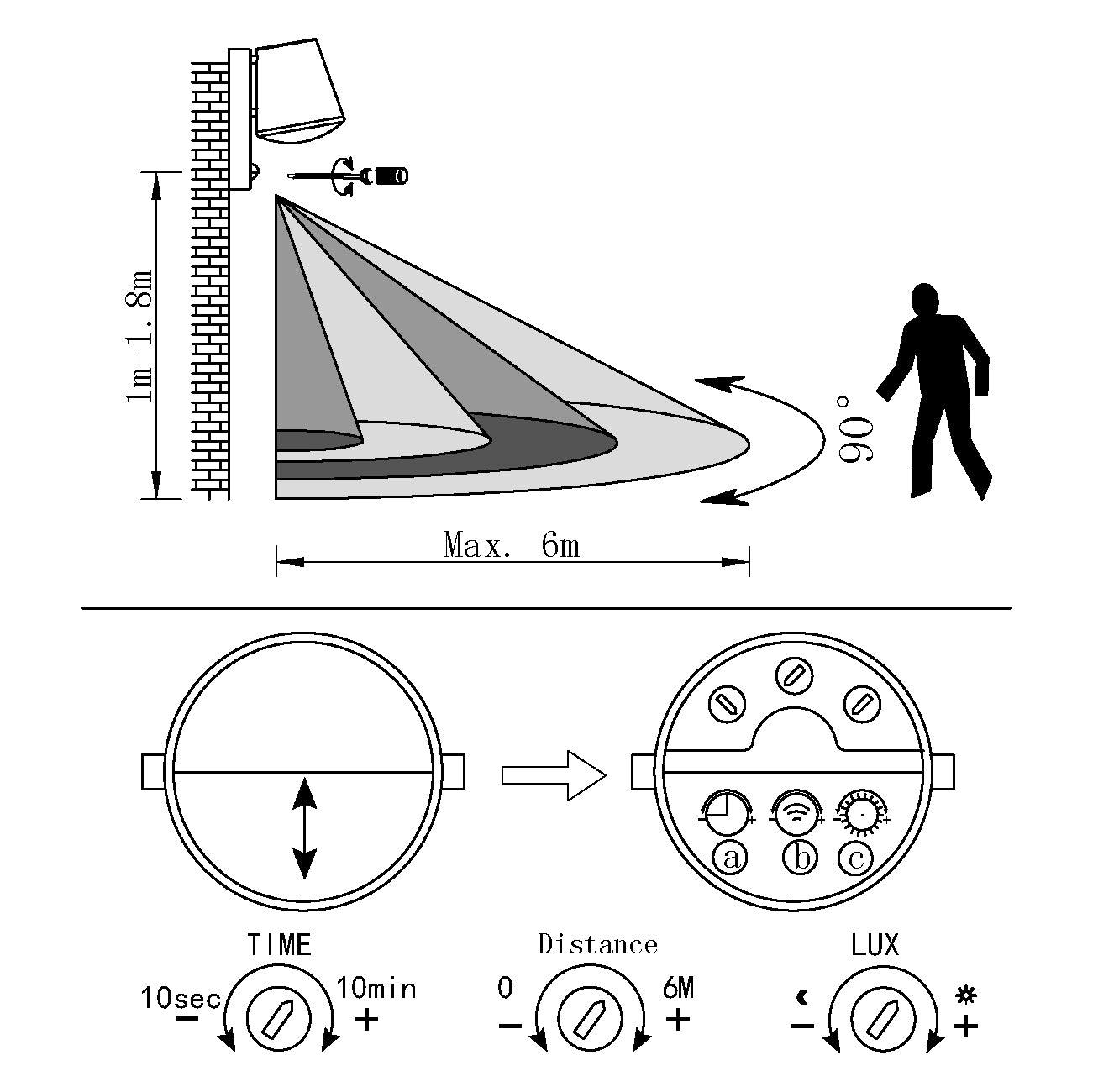 eglo caldiero ip44 grey led outdoor pir wall light kitchen lighting 