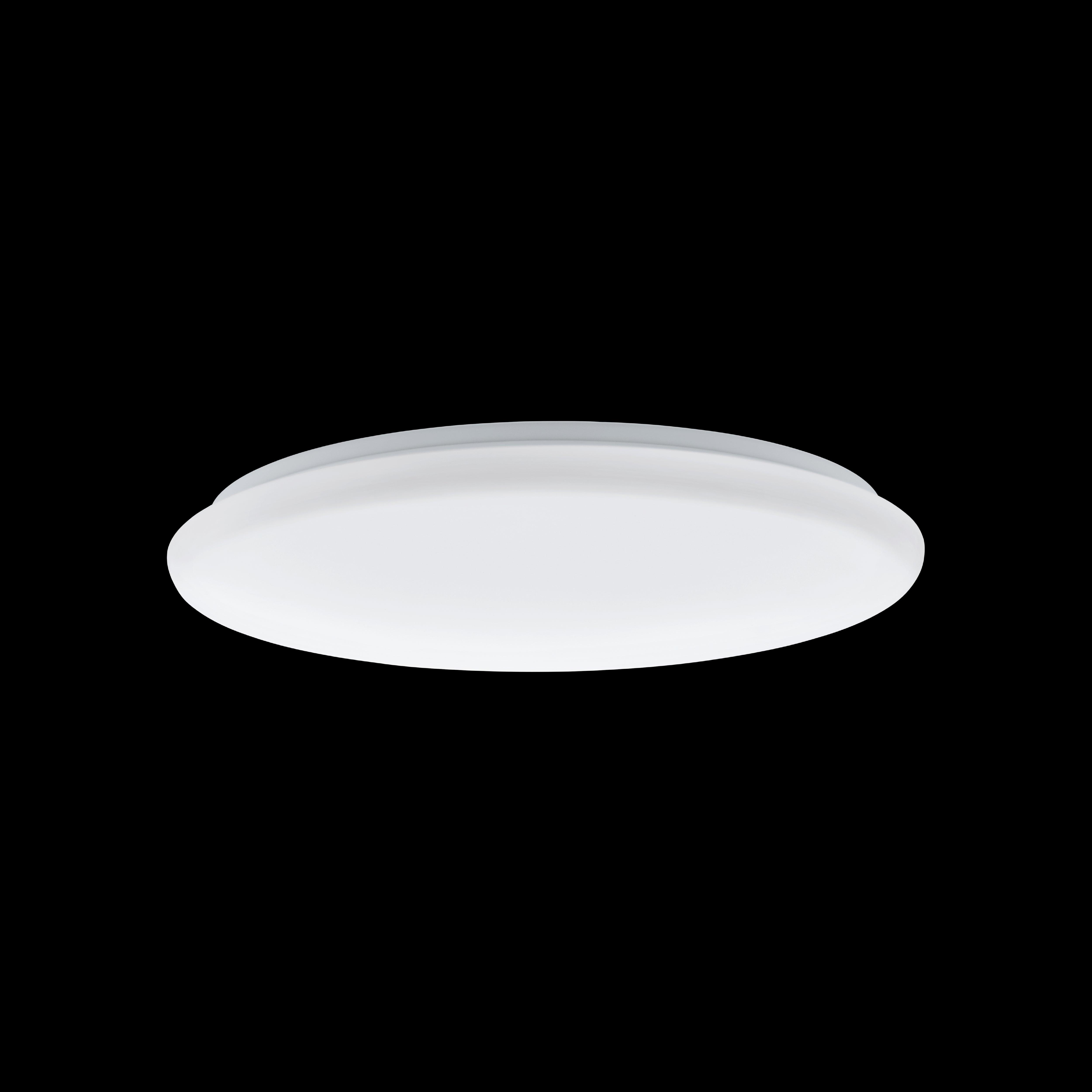 eglo giron flush 57cm led white ceiling light remote control kitchen lighting 