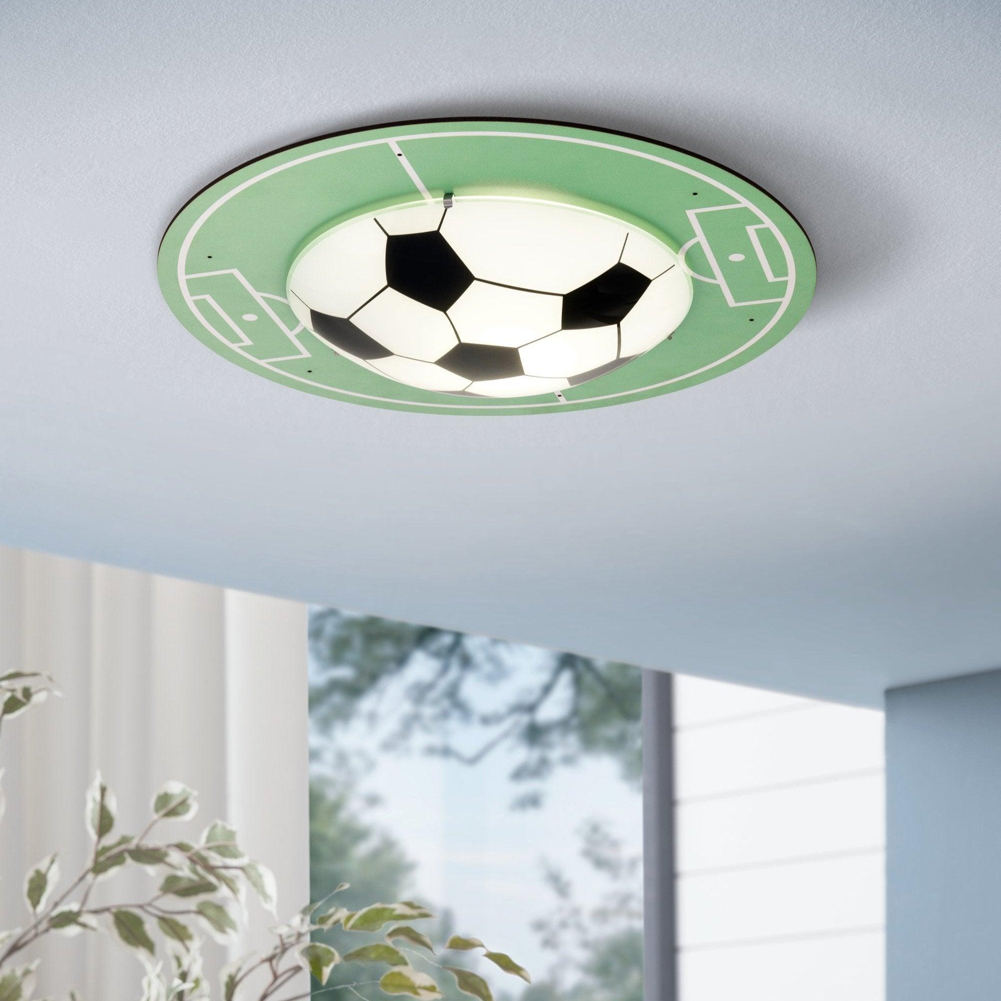 eglo tabara football pitch design childrens ceiling flush