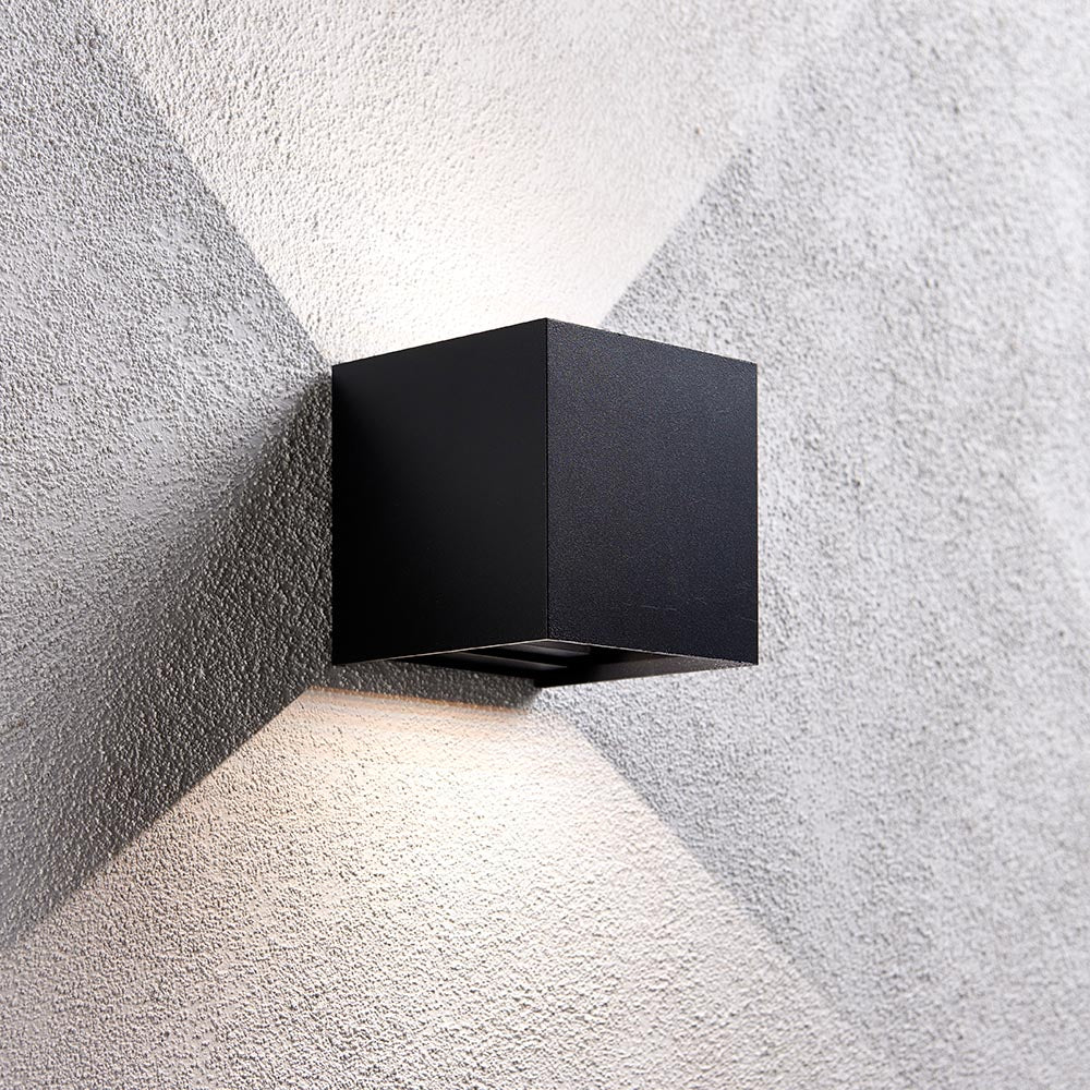 Glover CCT Black Outdoor Wall Light IP44 5. — alternate view