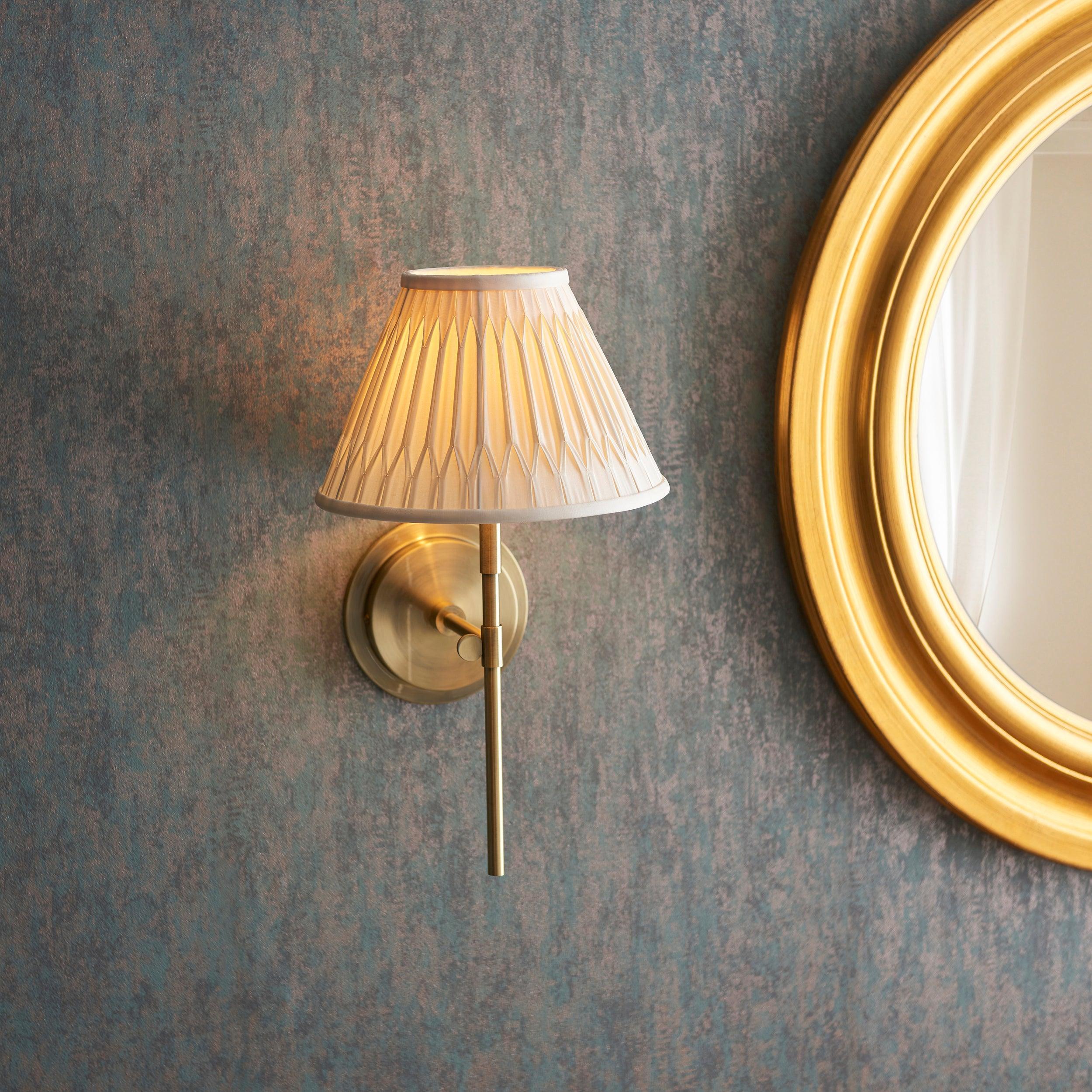 Endon Rennes Brass Wall Light Fitting (Without Shade)-OPEN-BOX-BSL-200826