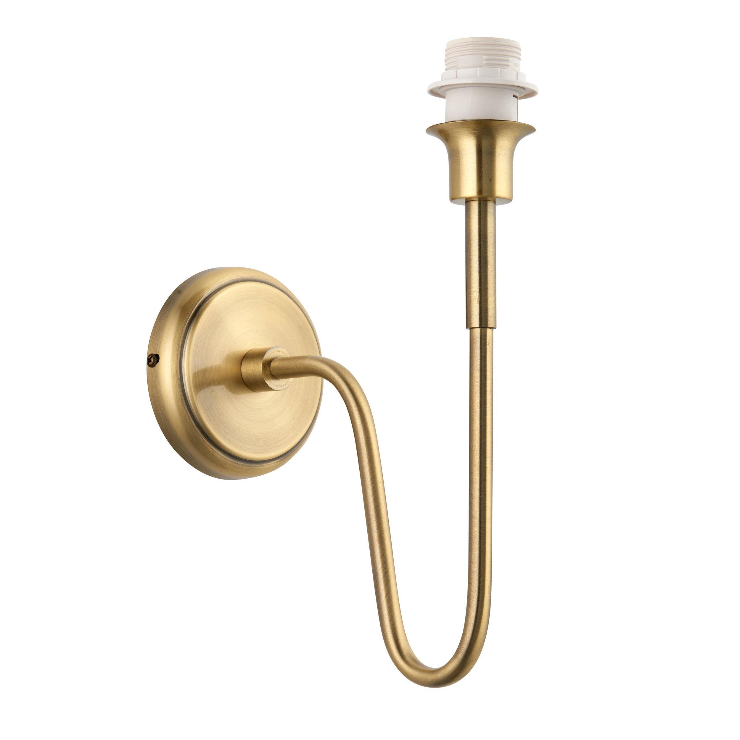 Rouen Brass Wall Light Fitting (Without Shade)-OPEN-BOX-020426