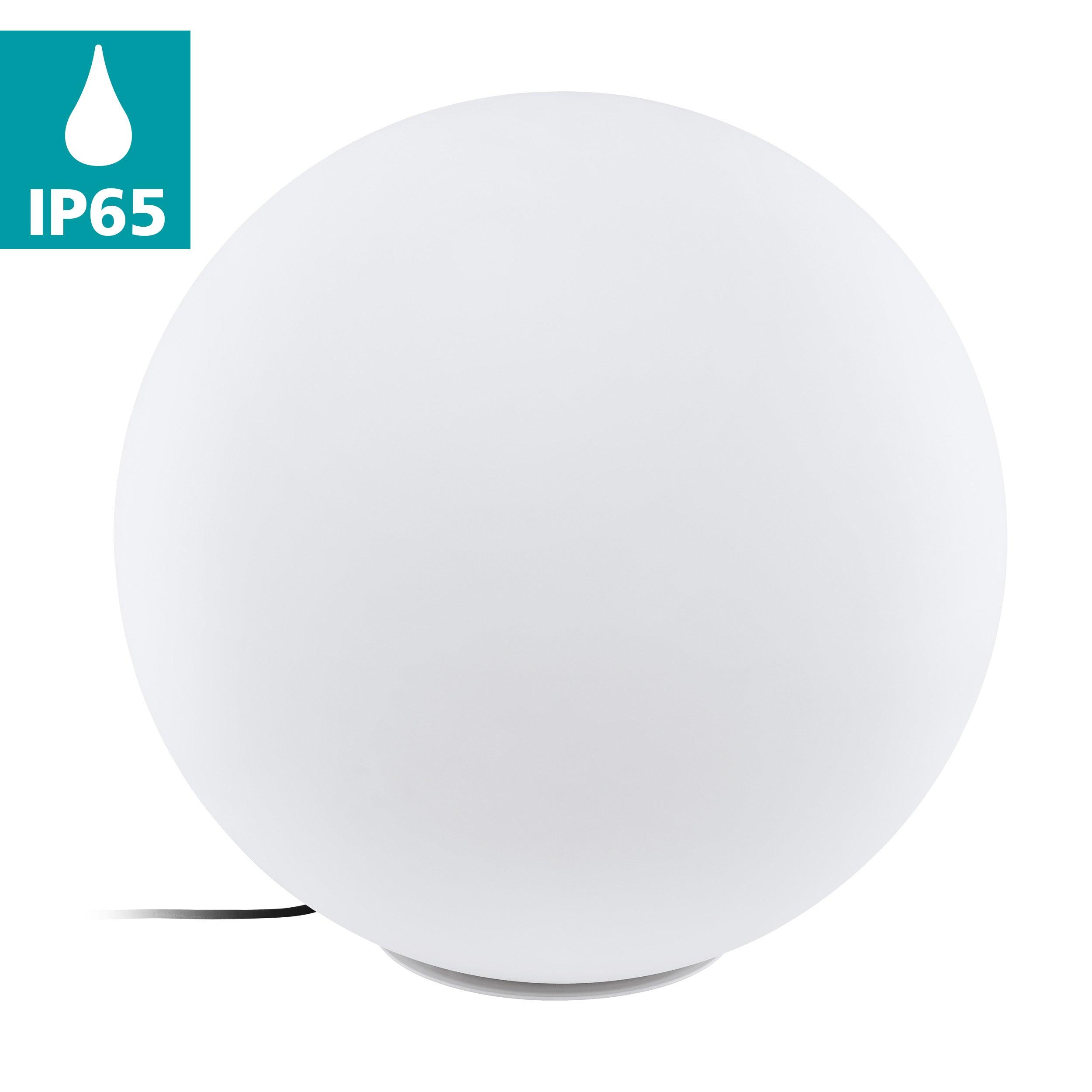 eglo monterolo ip65 outdoor 60cm plastic globe floor lamp kitchen lighting 