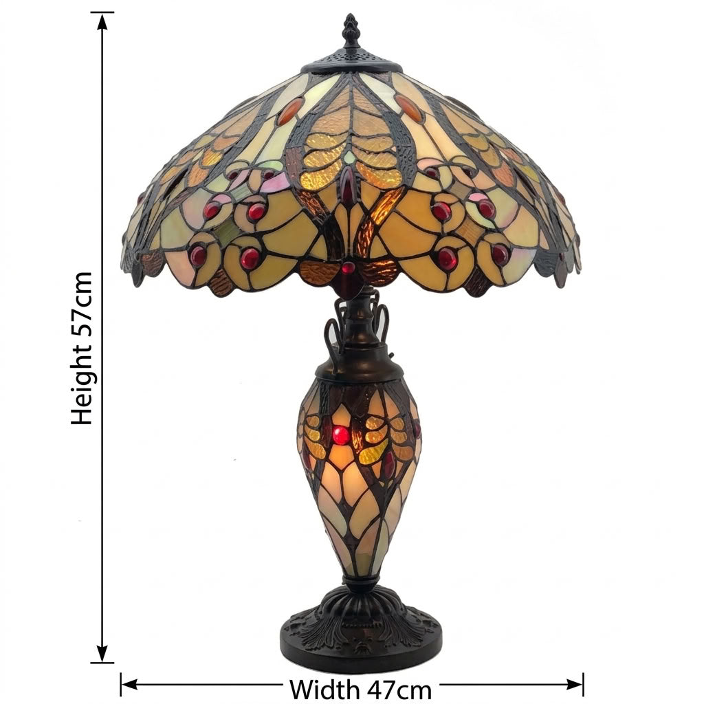 Minster Valentino Tiffany Table Lamp