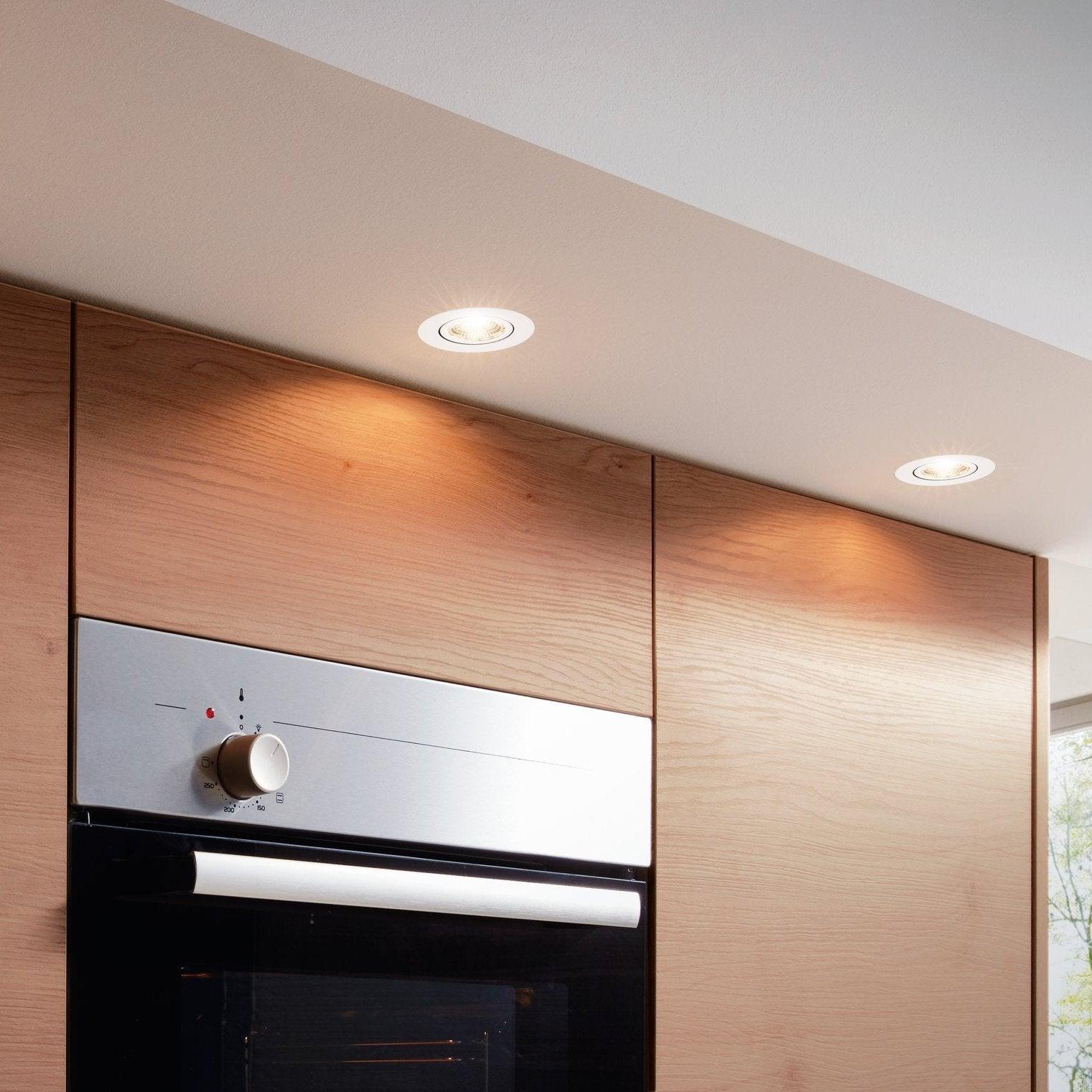 eglo saliceto led round recessed downlight