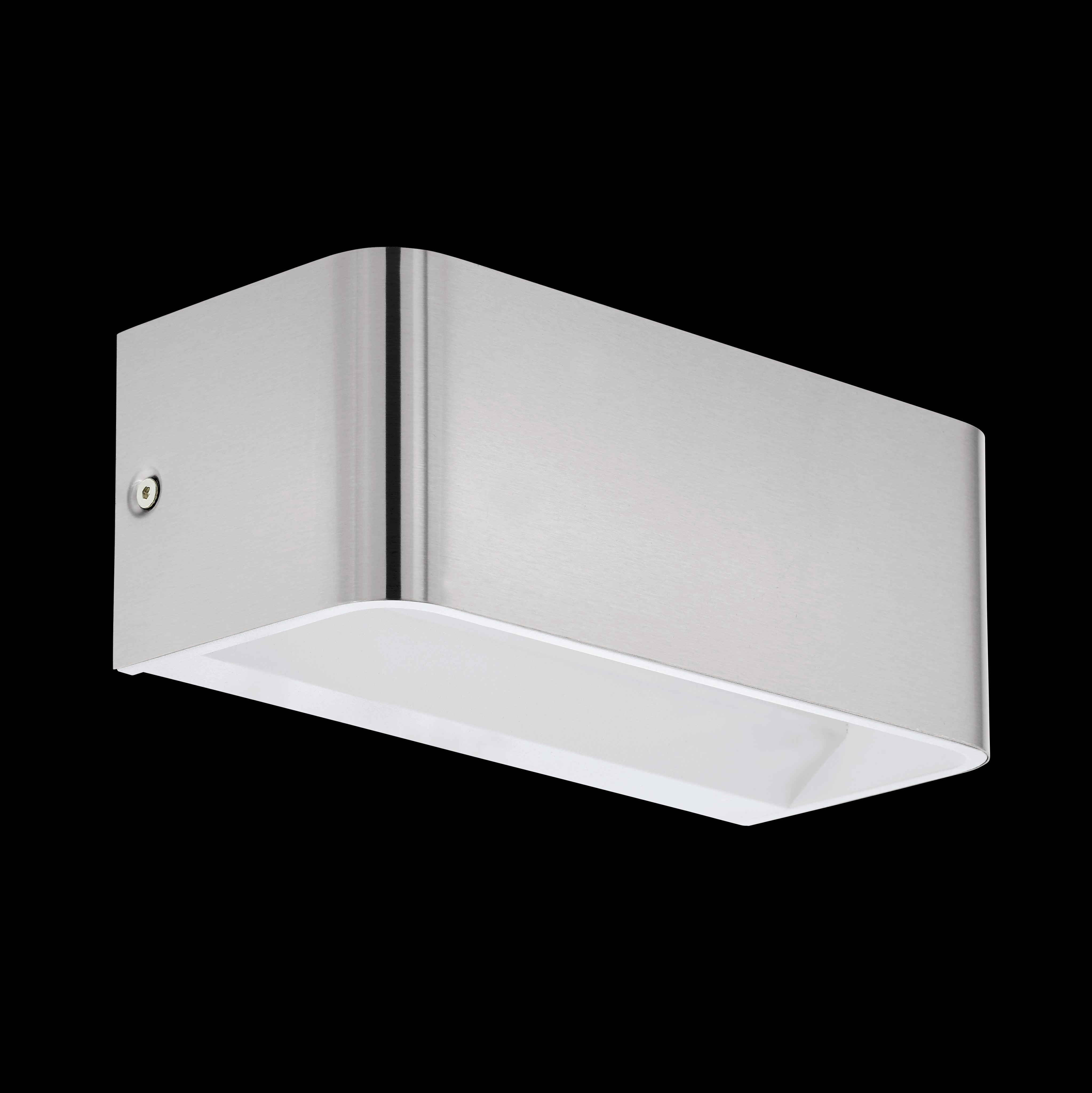 eglo sania 4 chrome integrated led wall light living room image