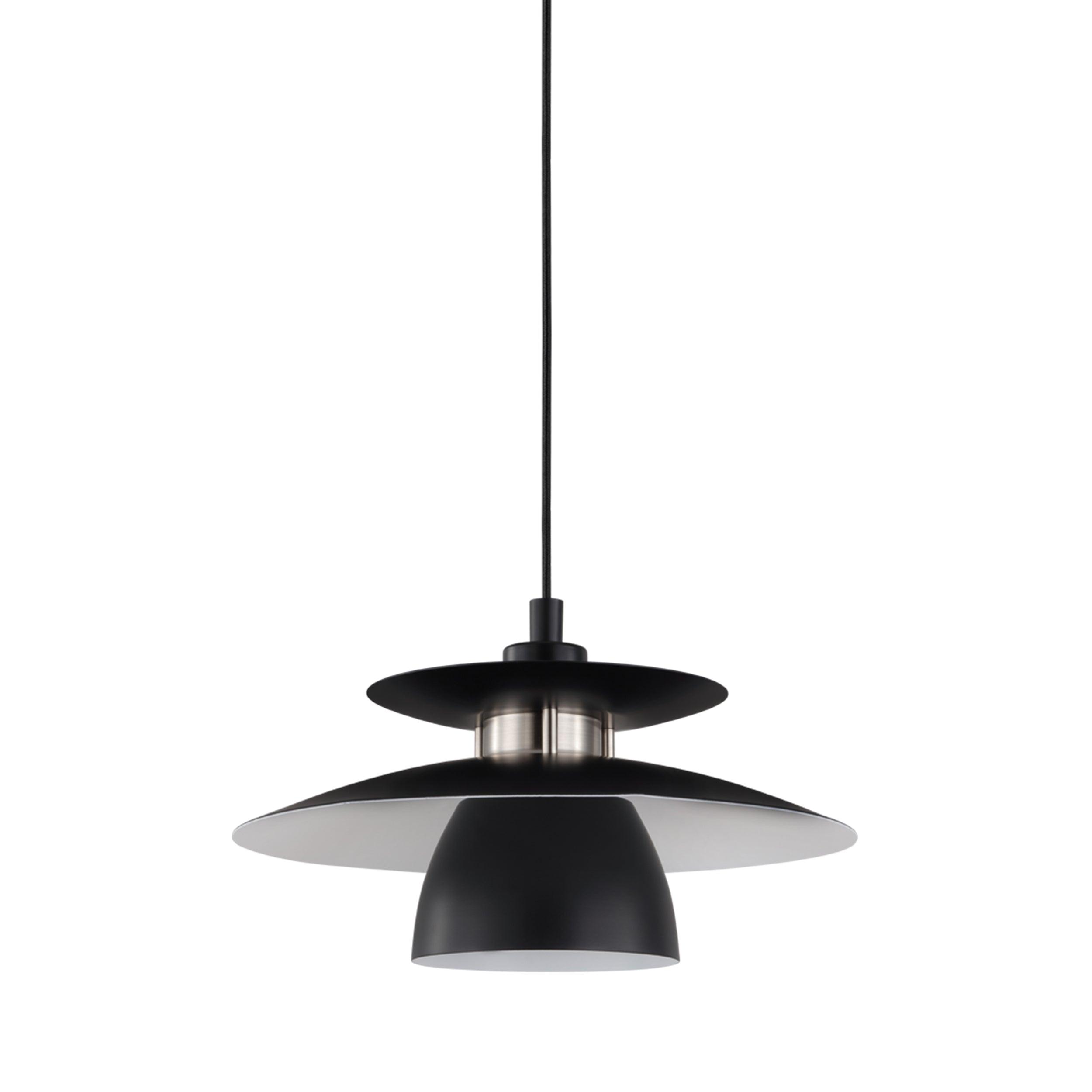 eglo brenda black metal ceiling pendant living room close up