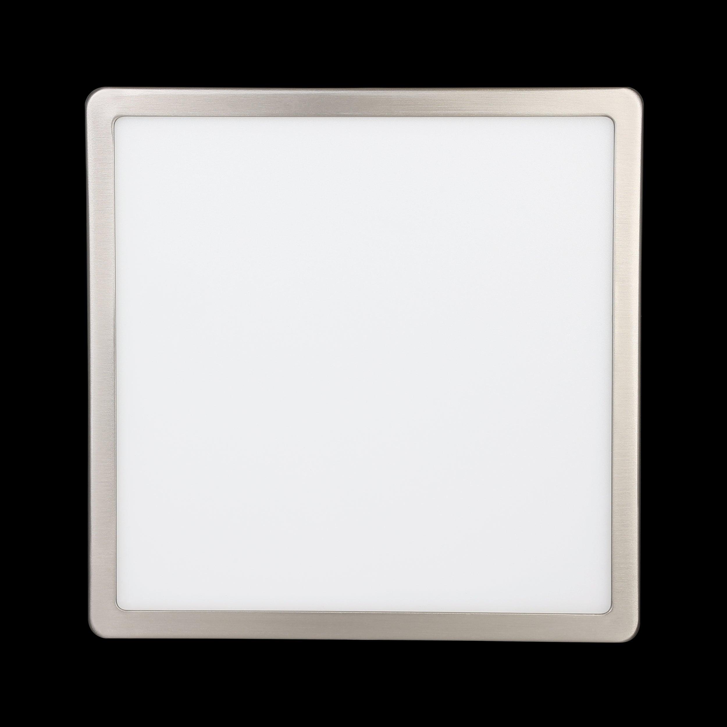 eglo connect fueva z smart led nickel square flush ceiling light Kitchen Lighting Close Up