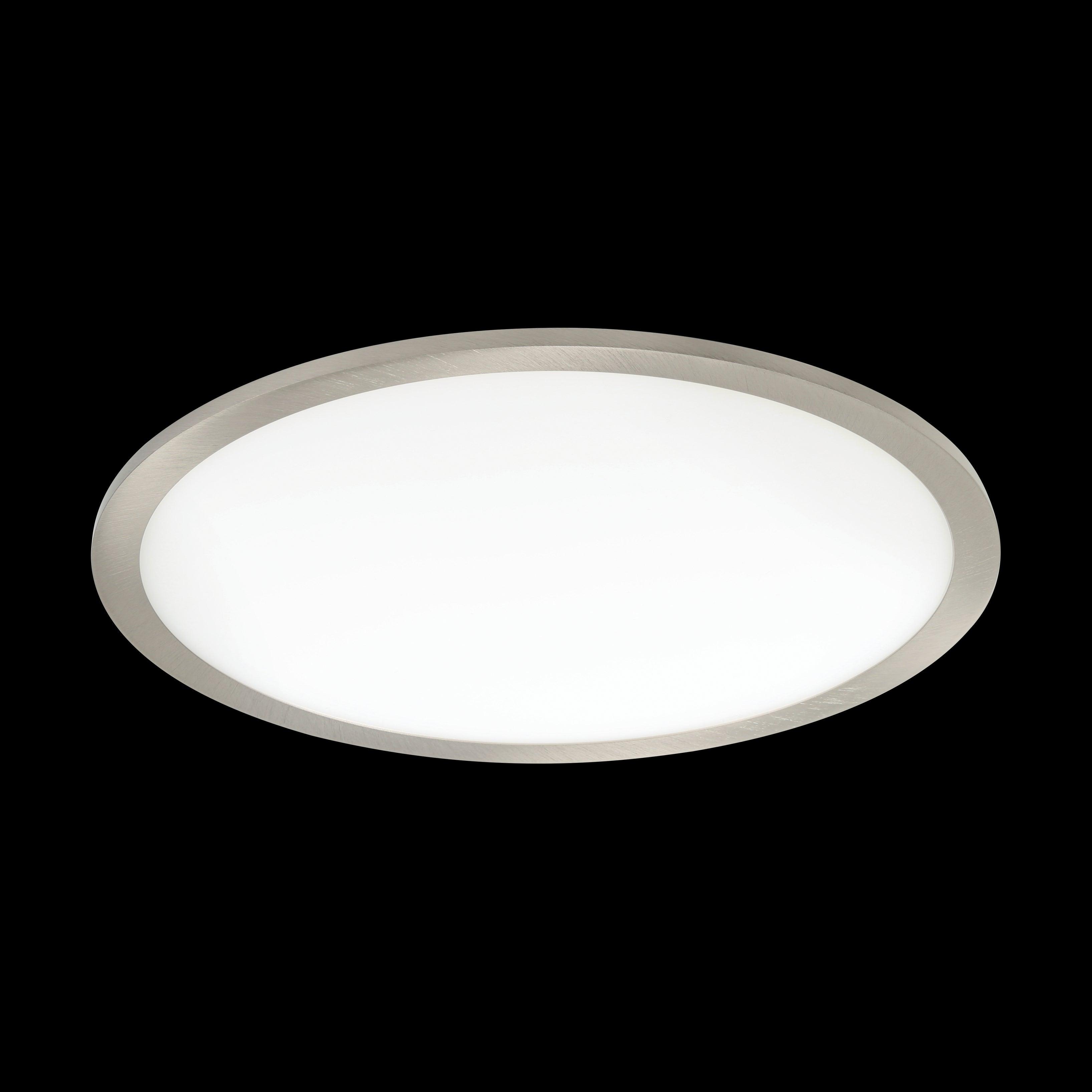 eglo fueva flex nickel led recessed ceiling light cool white