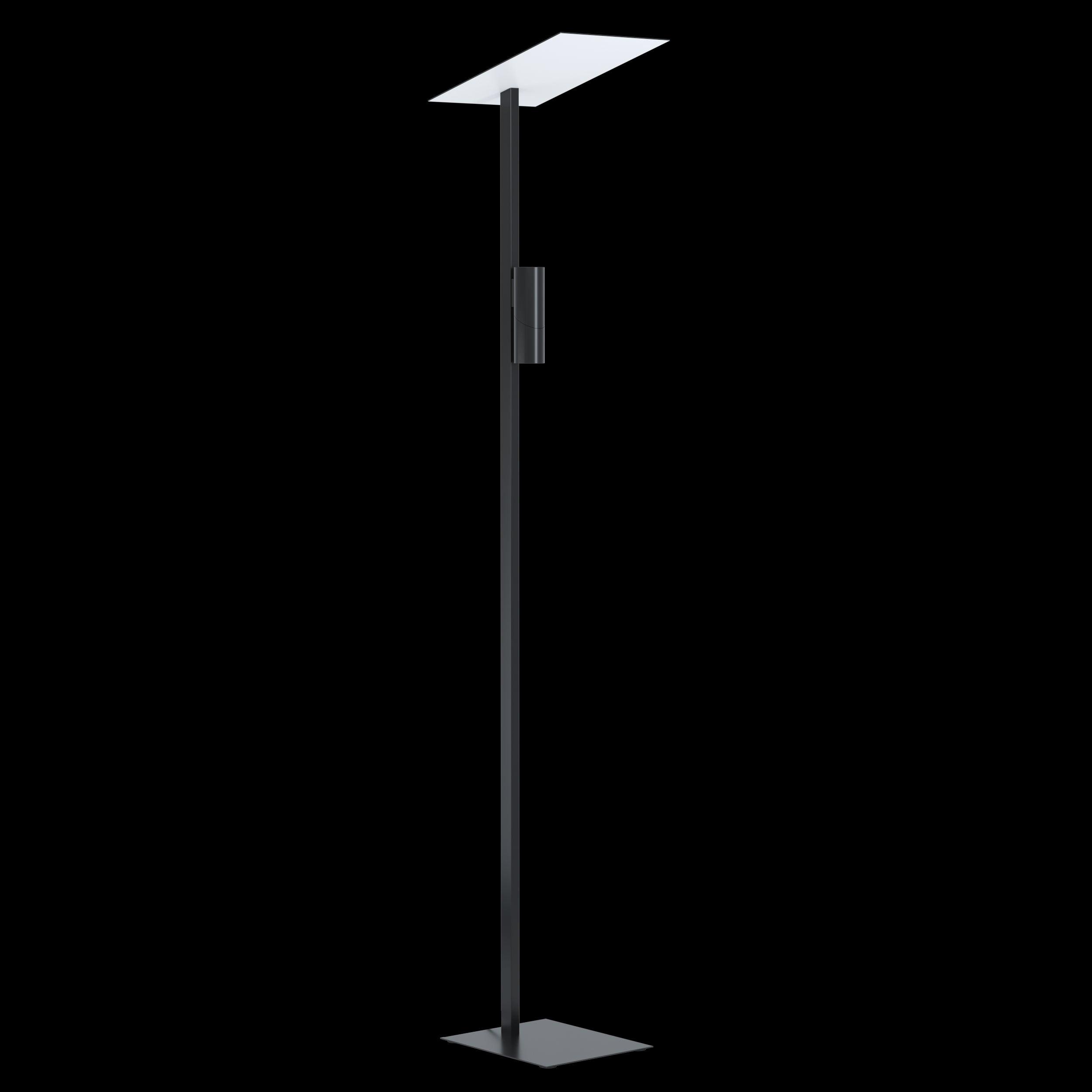 eglo budensea modern black floor lamp living room image